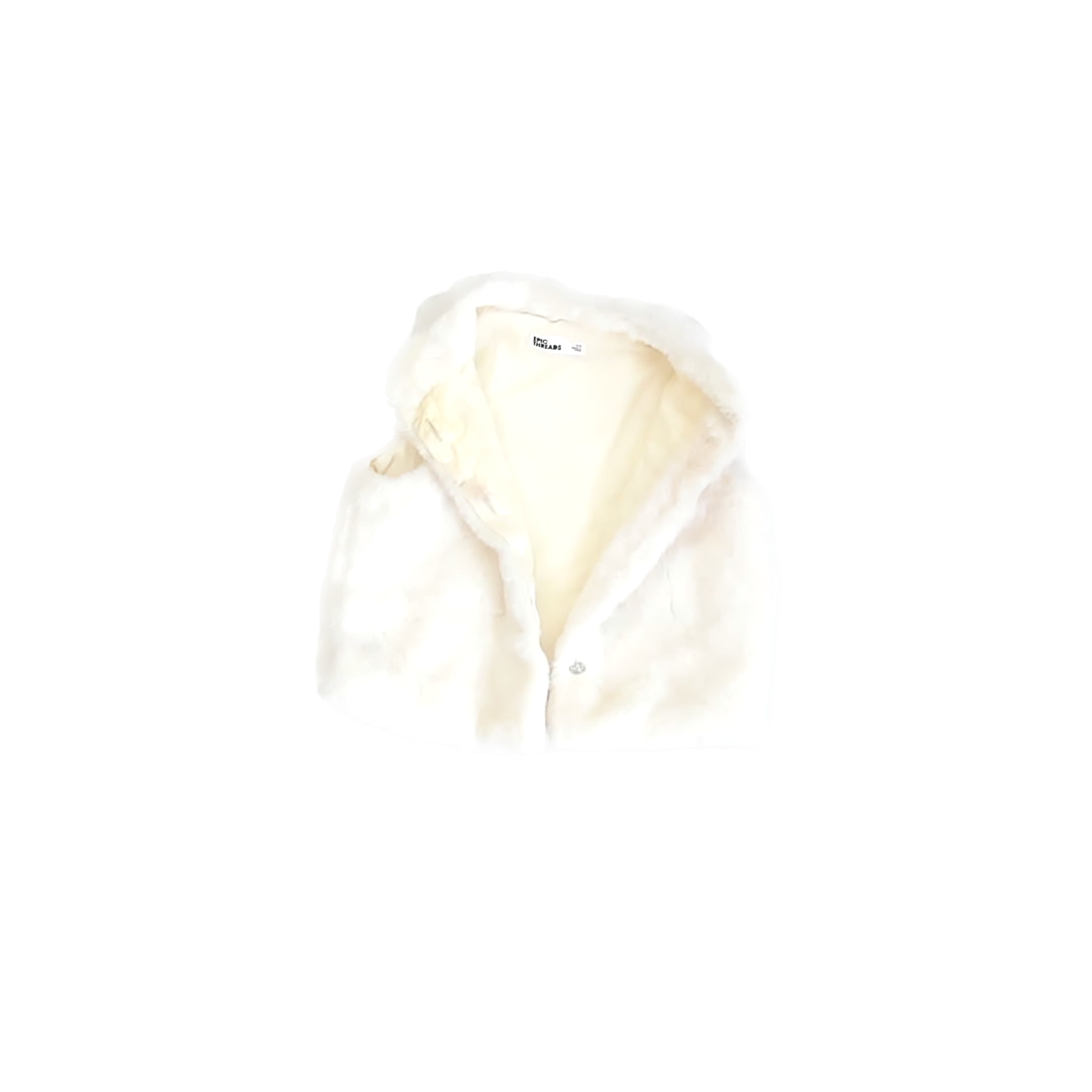 Epic Threads Girls Ivory Faux Fur Vest Size: 2T Ivory Faux Fur