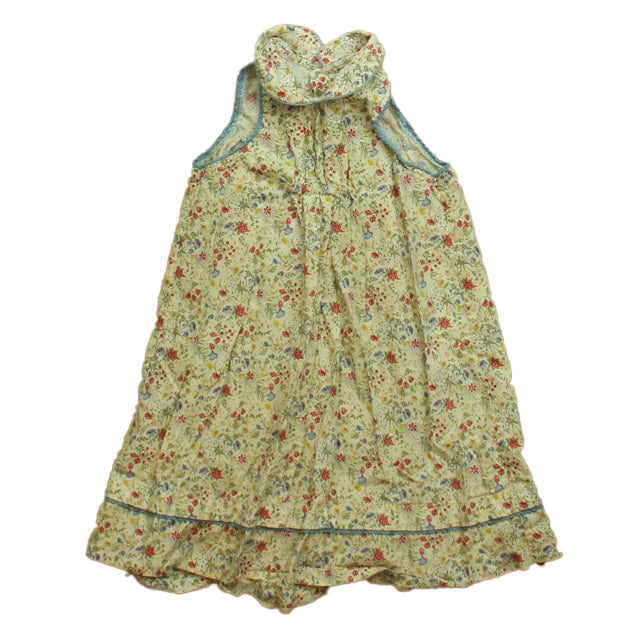 Jacadi Girls Ivory Floral Dress Size: 18 Months