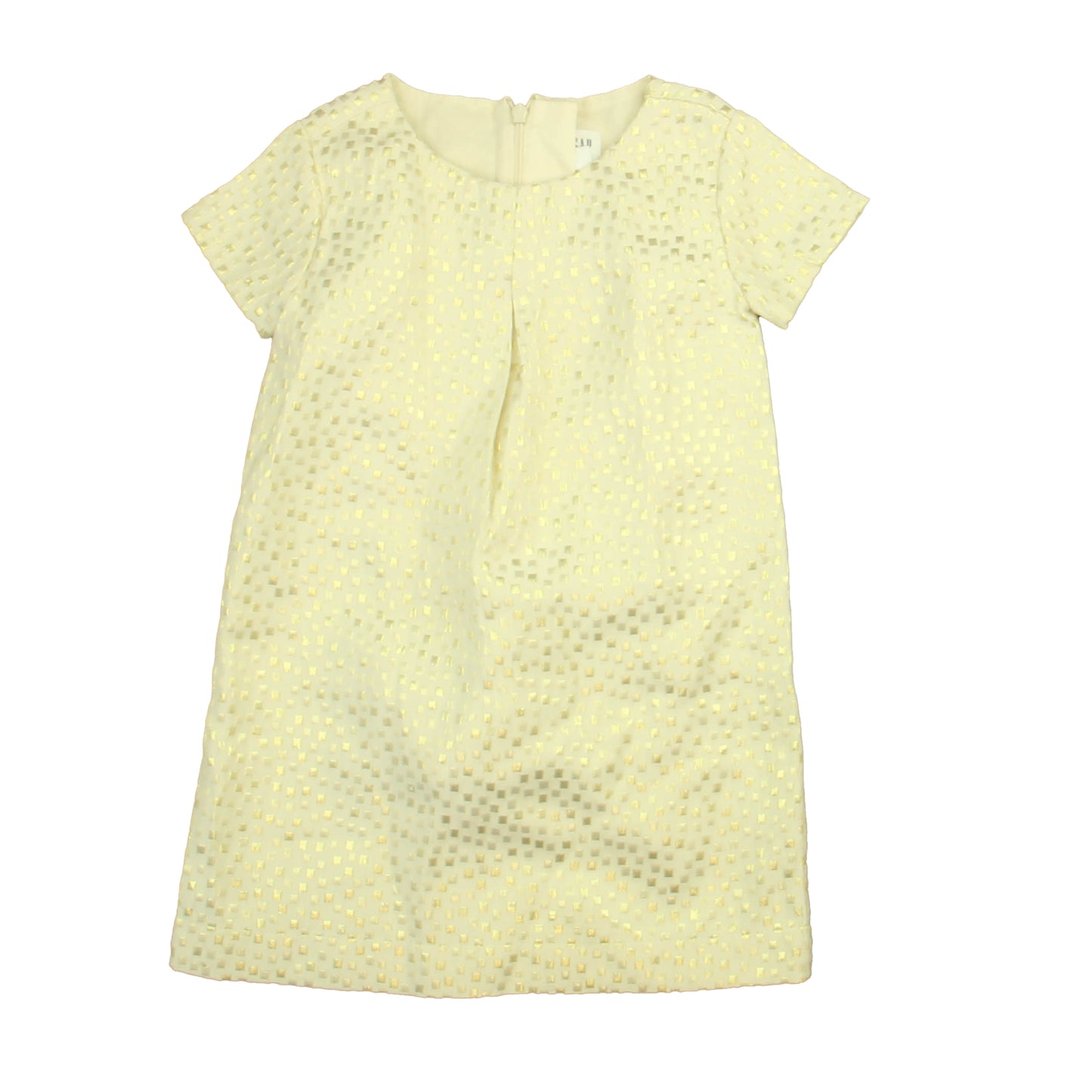 Gap Girls Ivory | Gold Dress Size: 4T Ivory | Gold