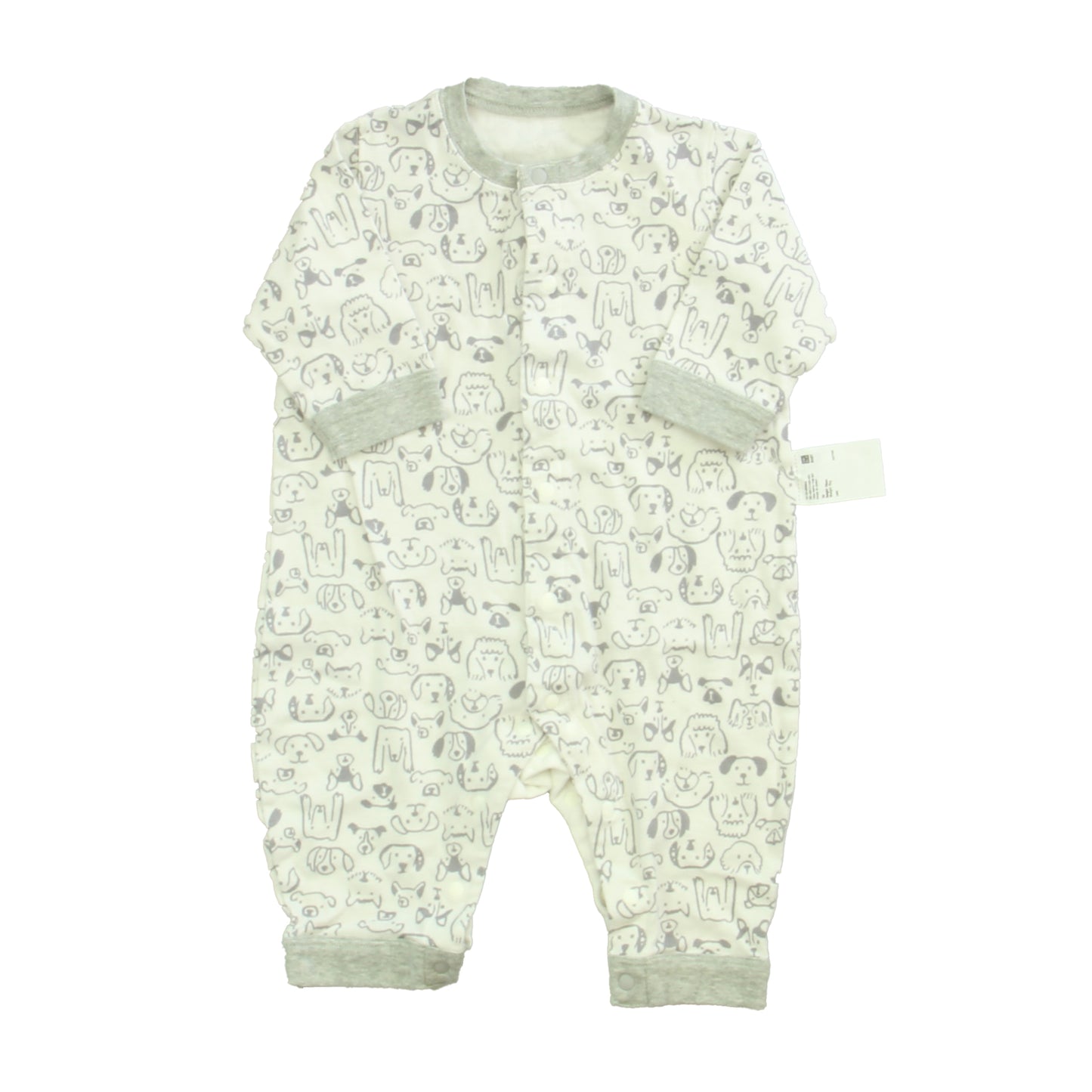 Uniglo Boys Ivory | Gray Long Sleeve Outfit Size: 3-6 Months Ivory | Gray