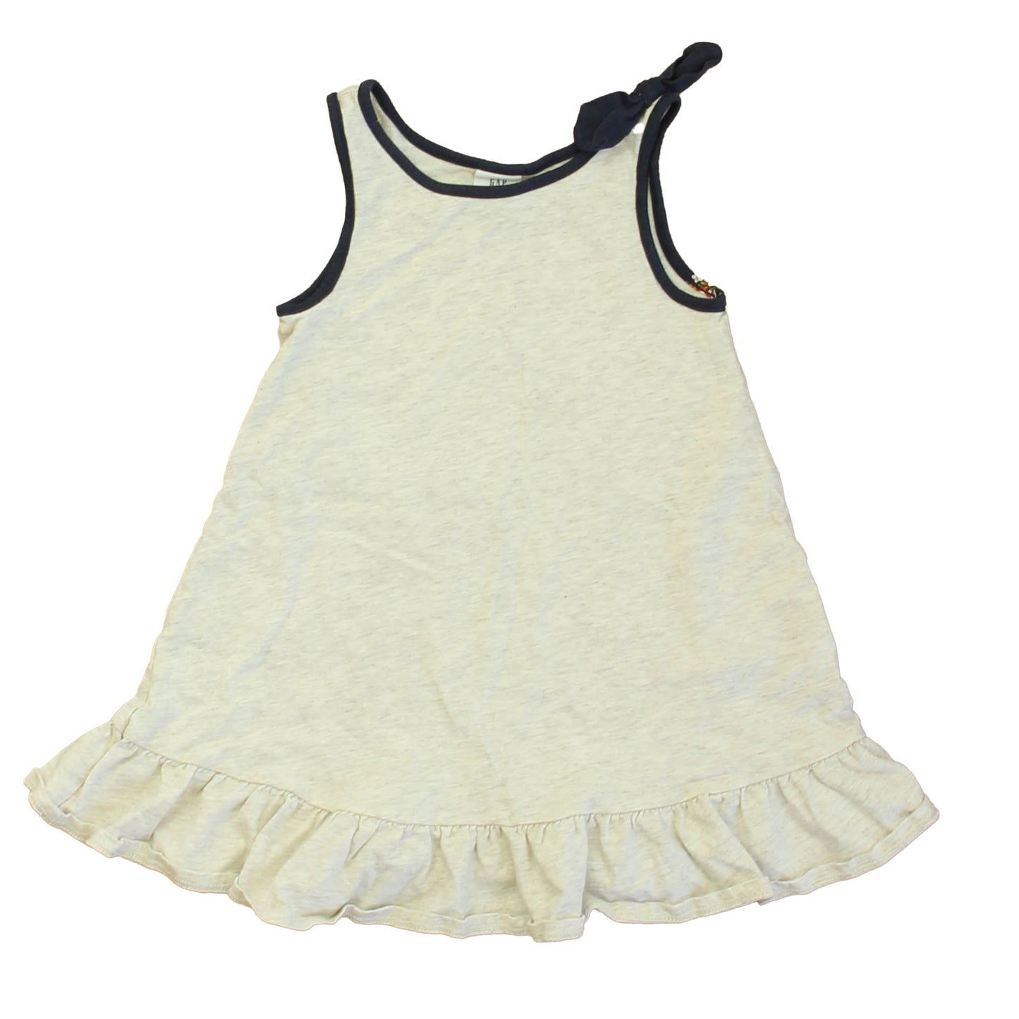 Gap Girls Ivory | Navy Dress Size: 2T Ivory | Navy