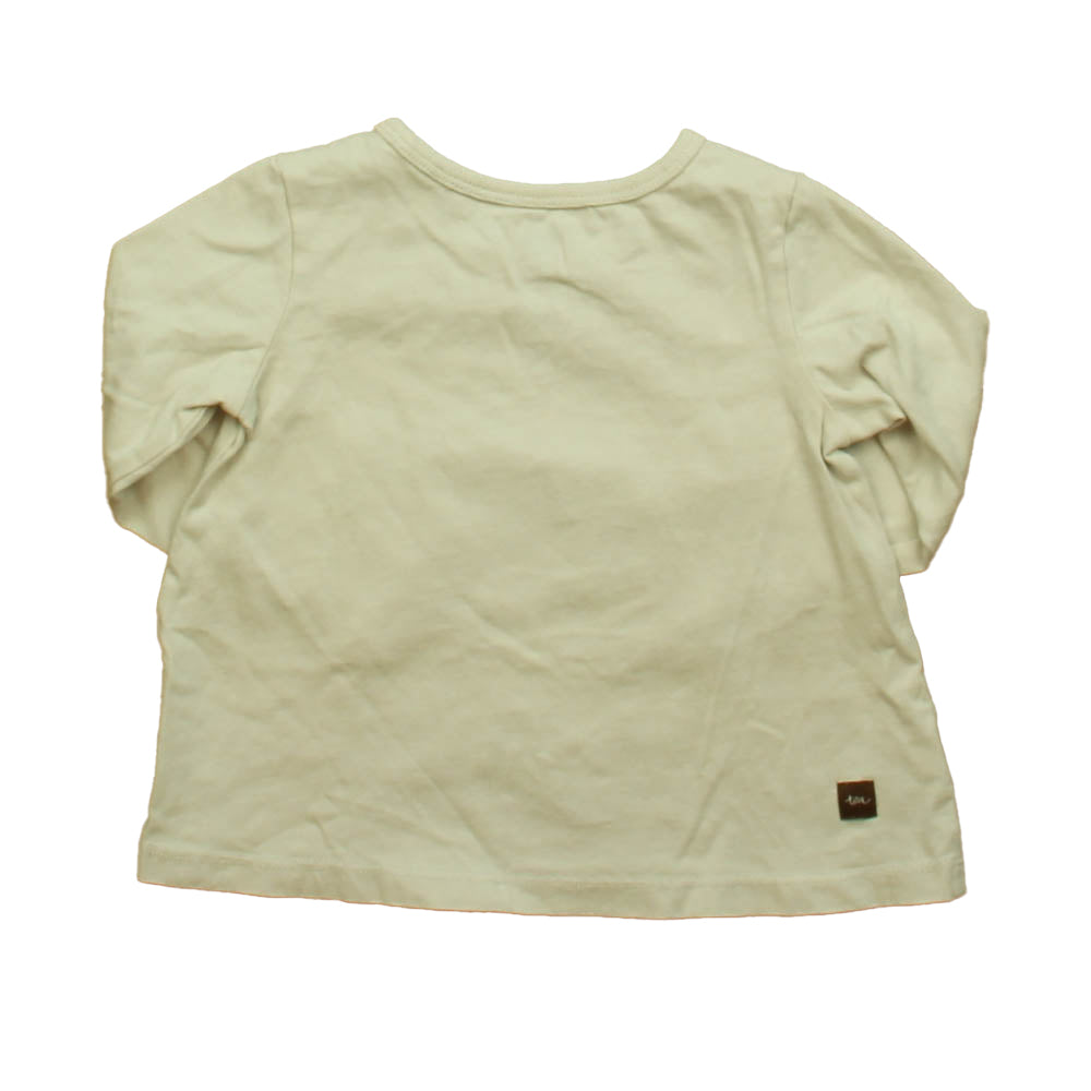 Tea Girls Ivory Penguin Long Sleeve T-Shirt Size: 12-18 Months Ivory Penguin