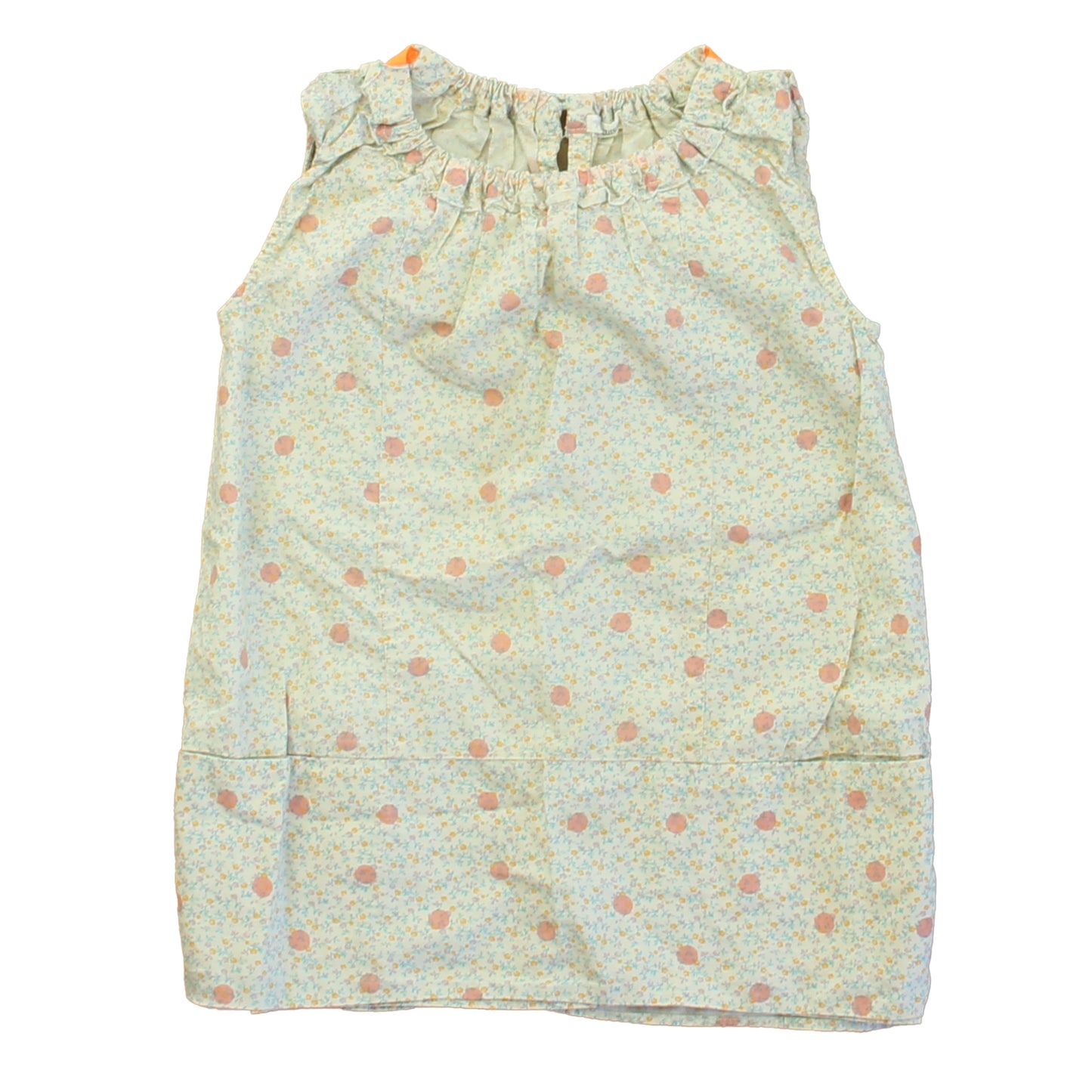 Crewcuts Girls Ivory | Pink Dress Size: 3T Ivory | Pink