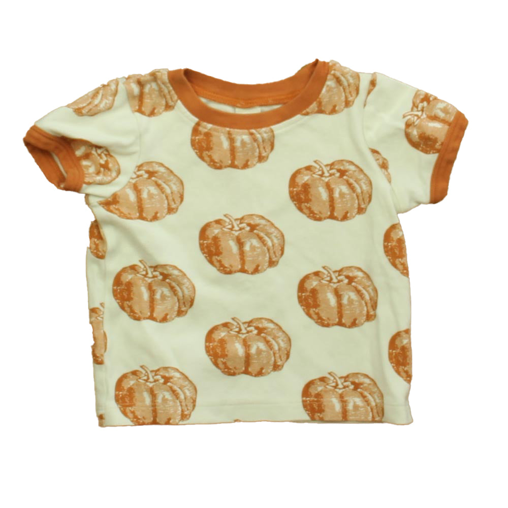Kate Quinn Boys Ivory Pumpkins Henley Size: 18-24 Months