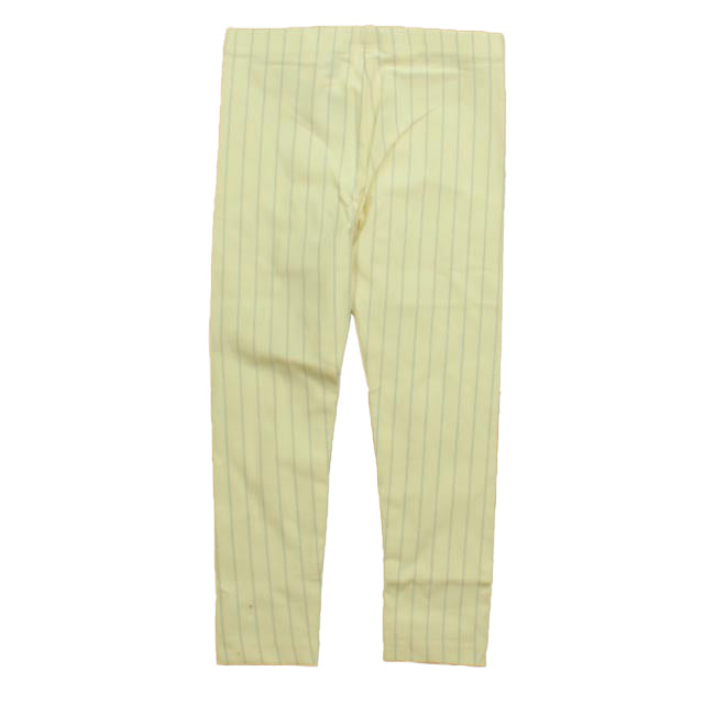 Tea Girls Ivory | Silver Leggings Size: 4T Ivory | Silver