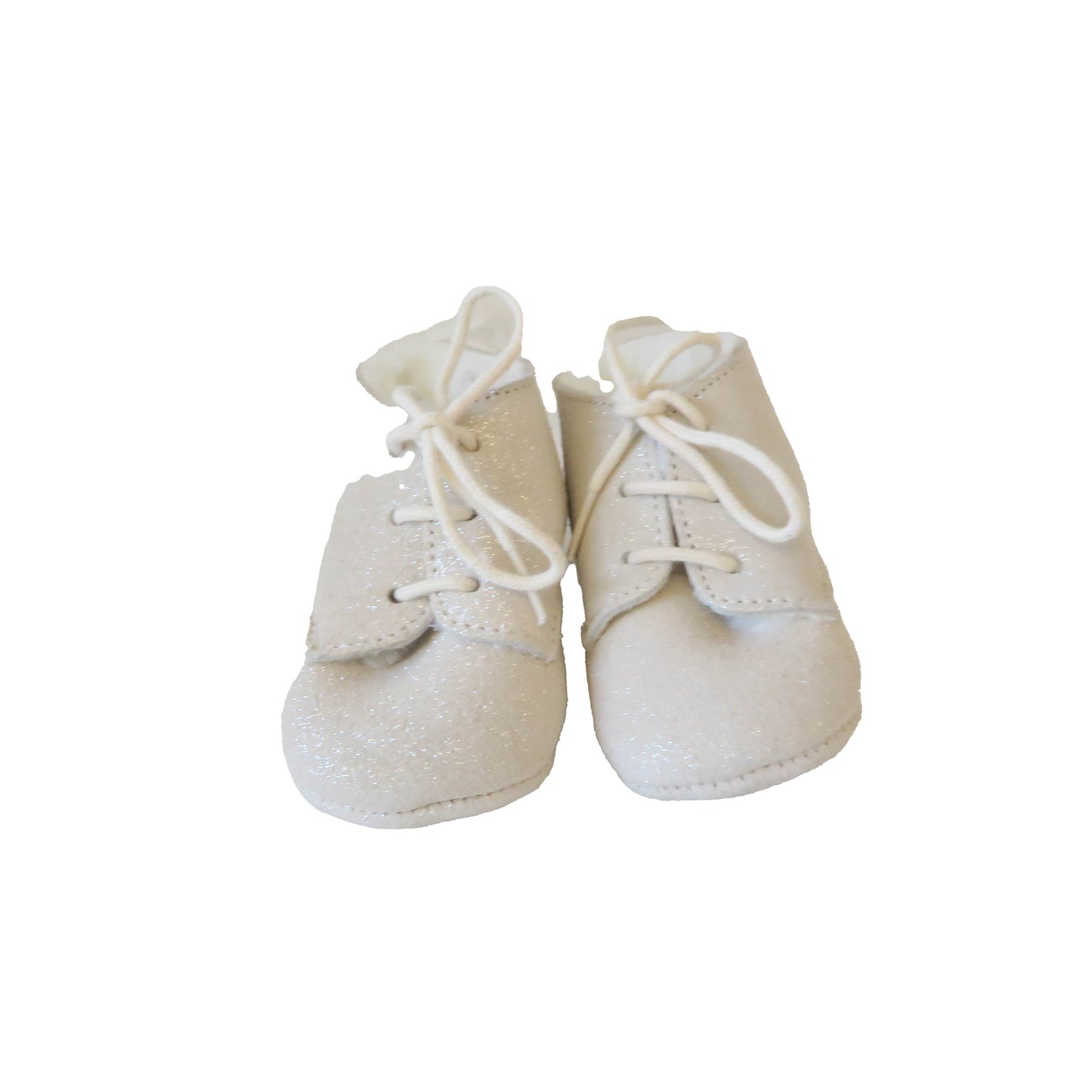 Jacadi Girls Ivory Sparkle Shoes Size: 4 Infant Ivory Sparkle