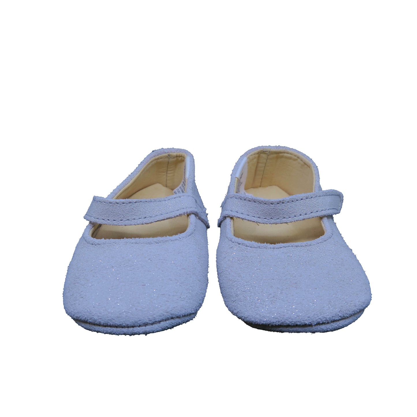 Janie and Jack Girls Ivory Sparkle Shoes Size: 3-6 Months Ivory Sparkle