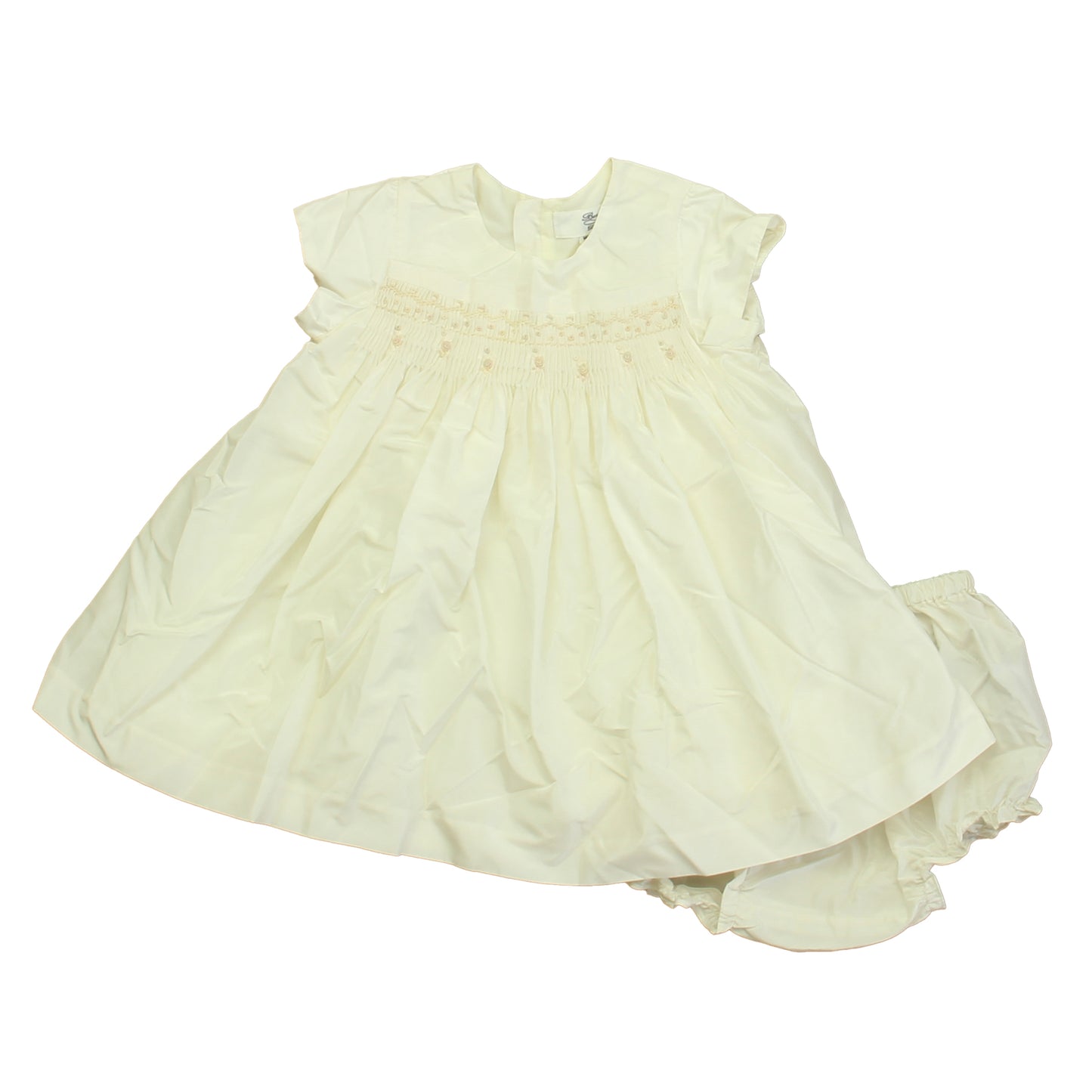 Bonpoint Girls Ivory Special Occasion Dress Size: 6 Months