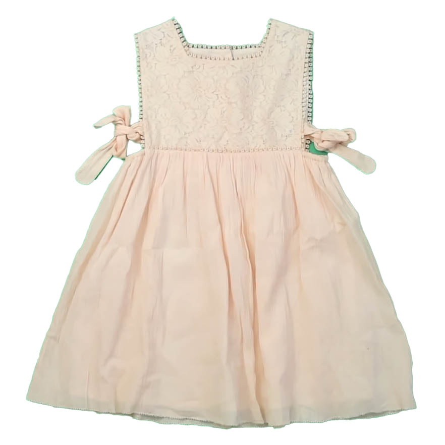 Louise Misha Girls Ivory Dress Size: 6 Years Ivory