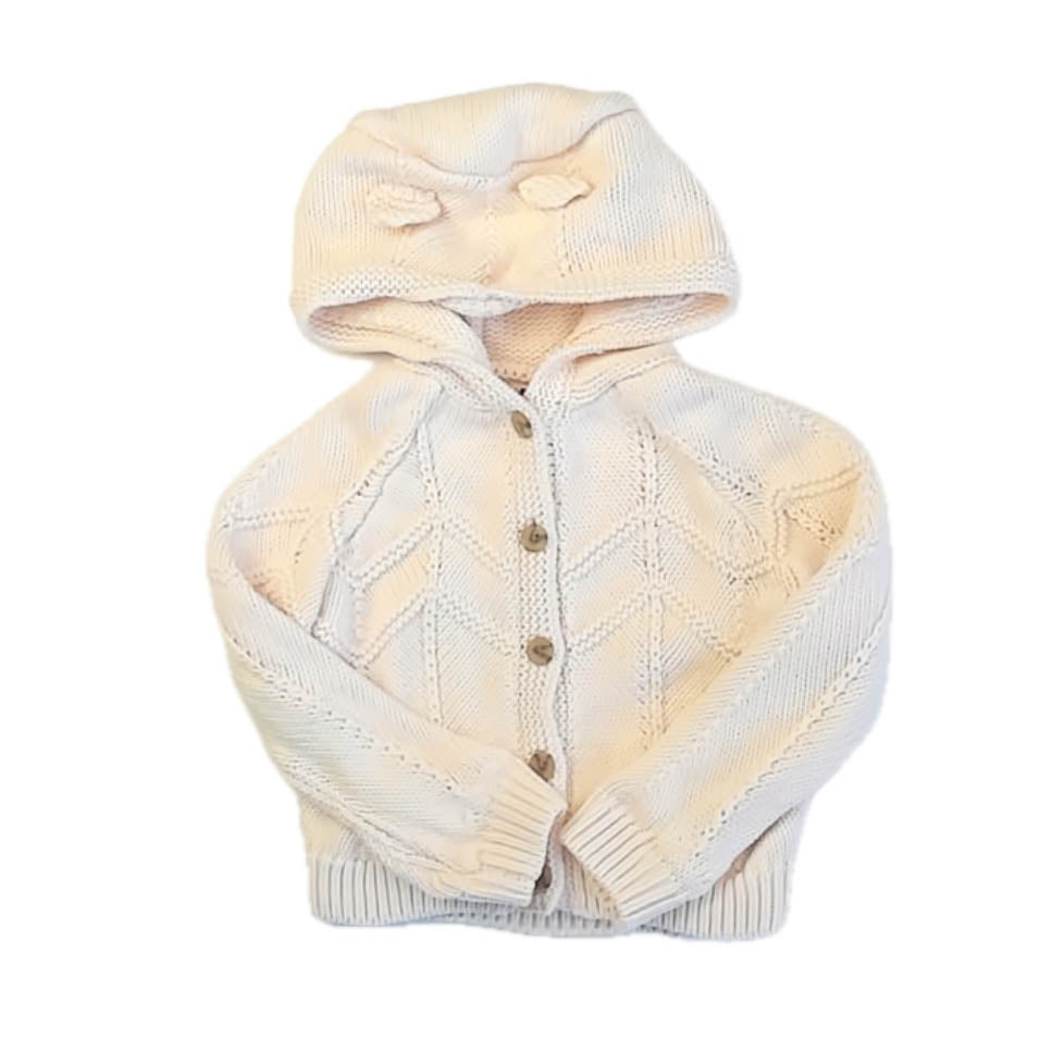 Tea Collection Girls Ivory Cardigan Size: 3T Ivory