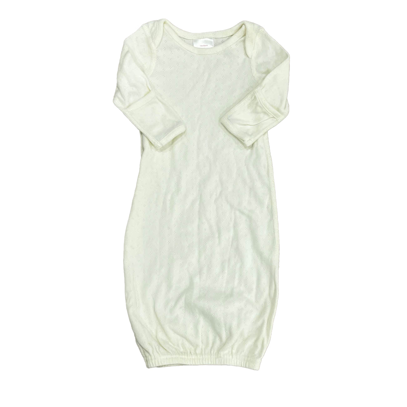 Hanna Andersson Girls Ivory Nightgown Size: Newborn Ivory