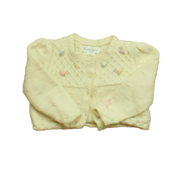 Ralph Lauren Girls Ivory Cardigan Size: 9-12 Months