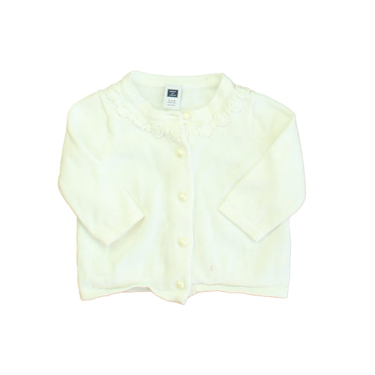 Janie and Jack Girls Ivory Cardigan Size: 3-6 Months Ivory