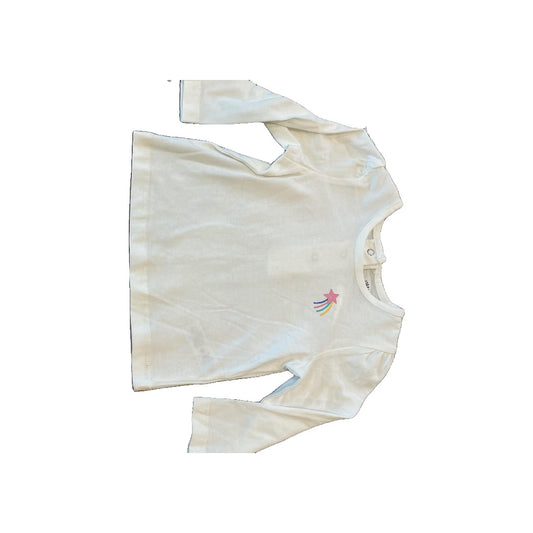 Little Me Girls Ivory Shirt Size: 12 months Ivory