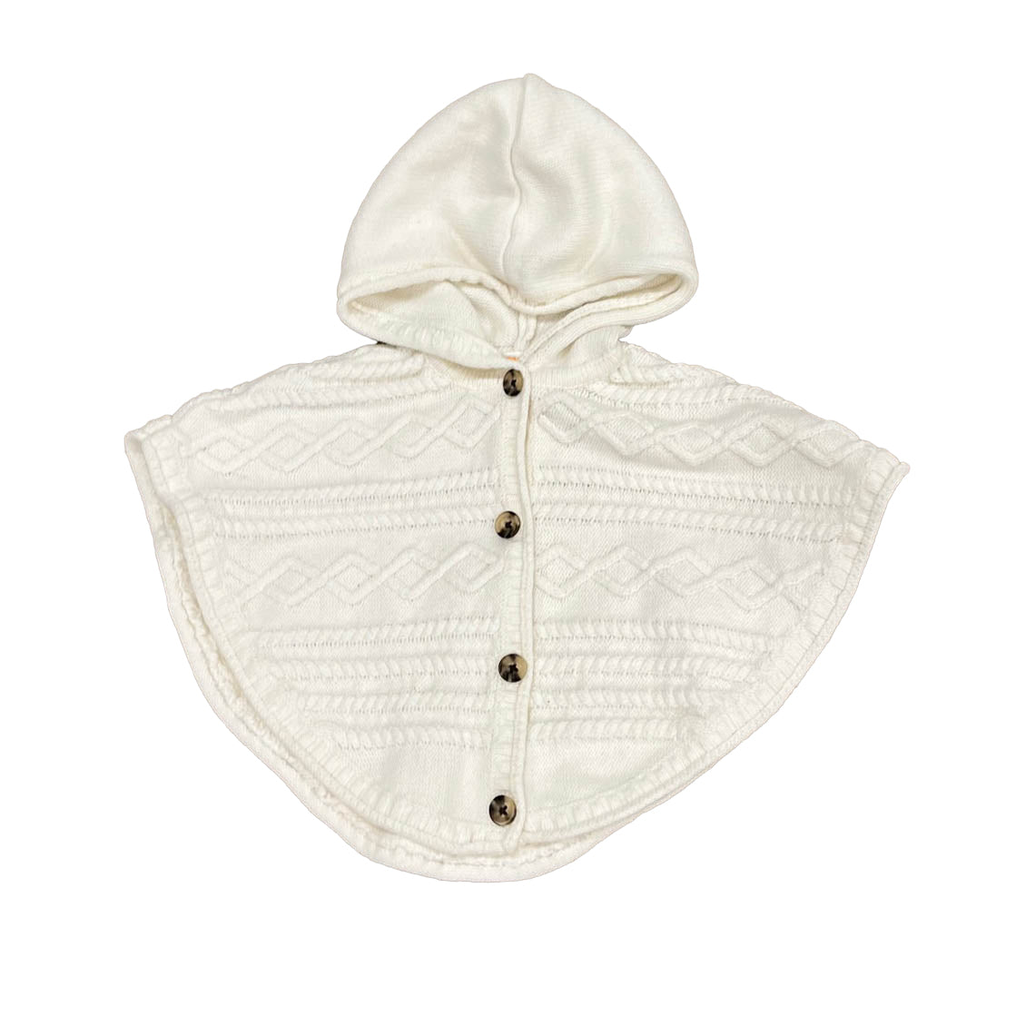 Gymboree Girls Ivory Poncho Size: 6-12 Months Ivory