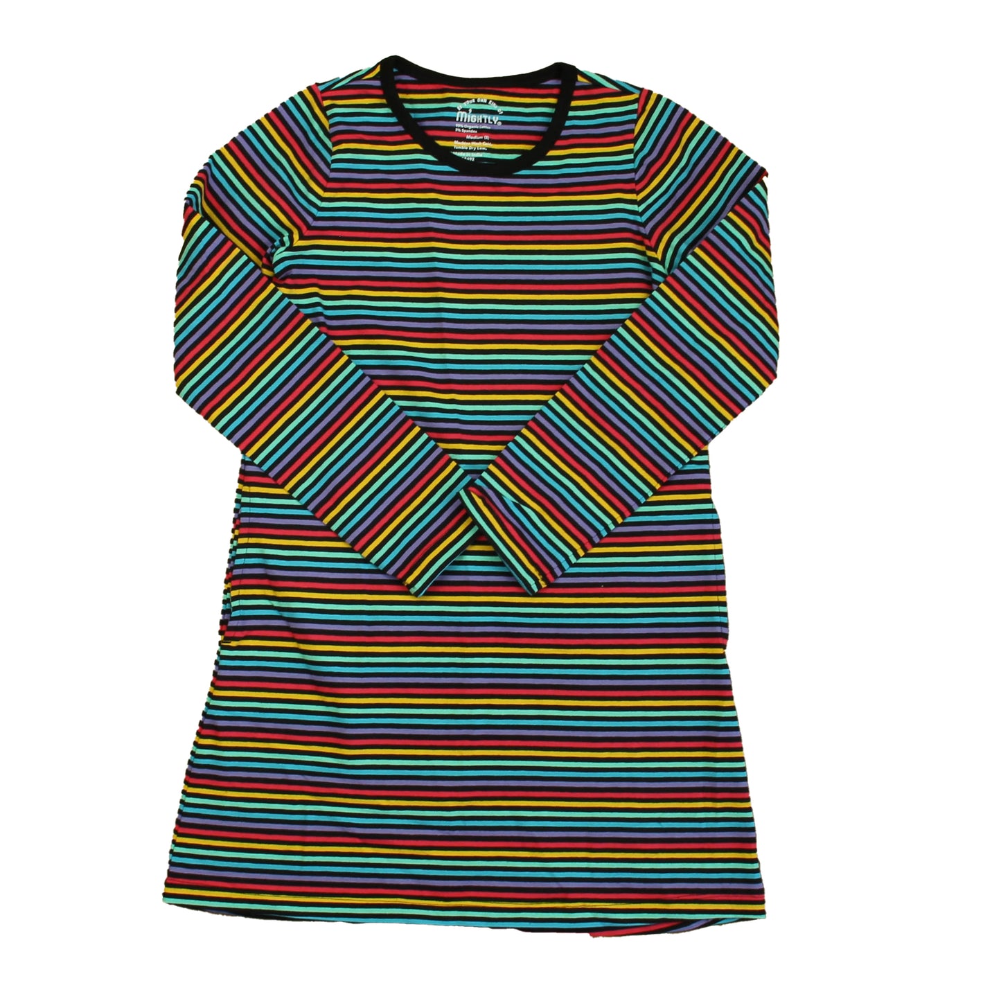 Mightly Girls Jewel Stripe Dress Size: 6-14 Years Jewel Stripe