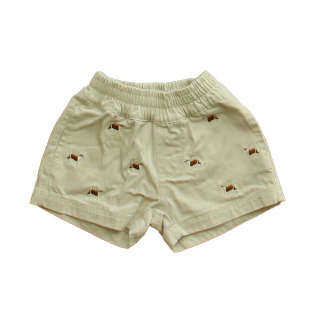 Beaufort Bonnet Co. Girls Khaki Dogs Shorts Size: 6-12 Months Khaki Dogs