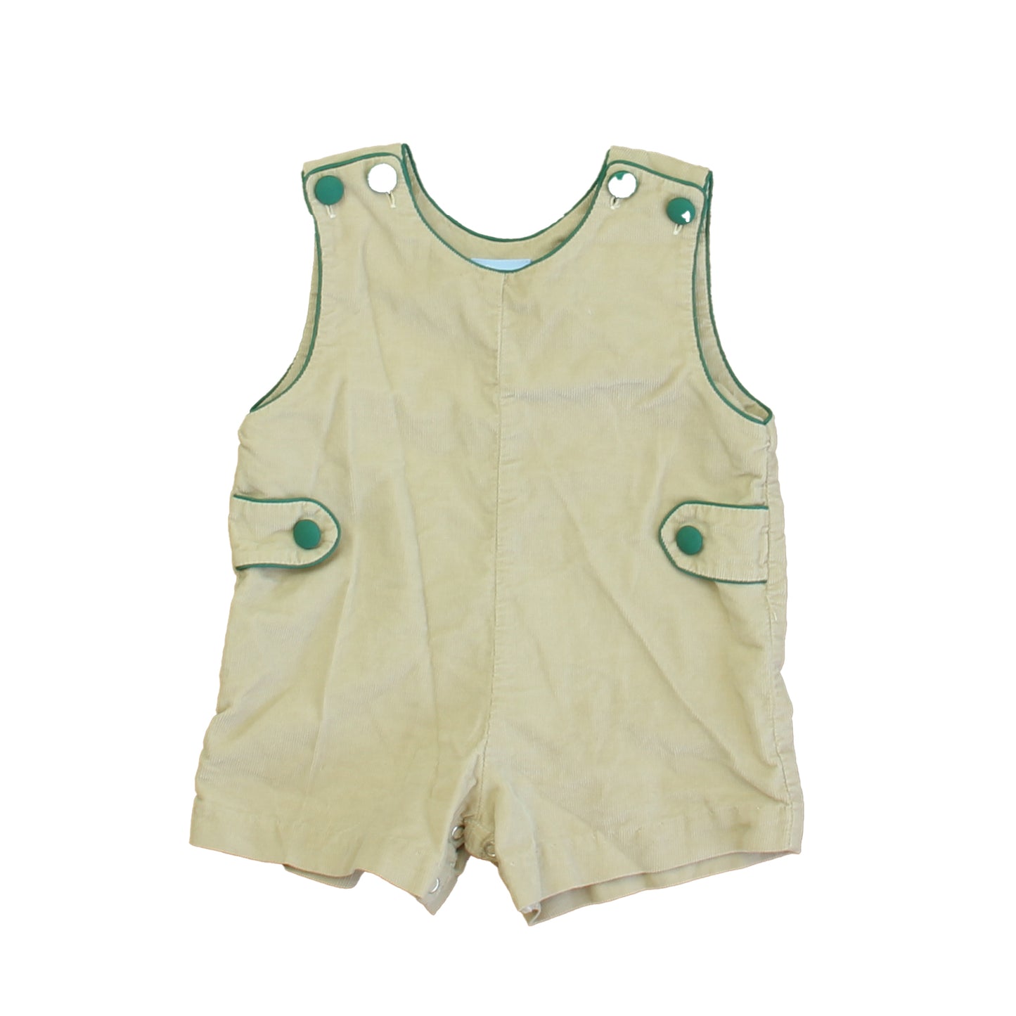 Bella Bliss Boys Khaki | Green Romper Size: 12 Months Khaki | Green