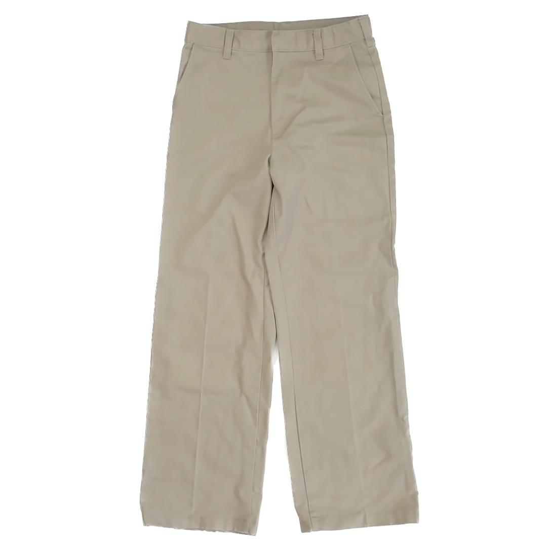 School Apparel Inc. Boys Khaki Slacks Size: 14 Years (Reg) Khaki