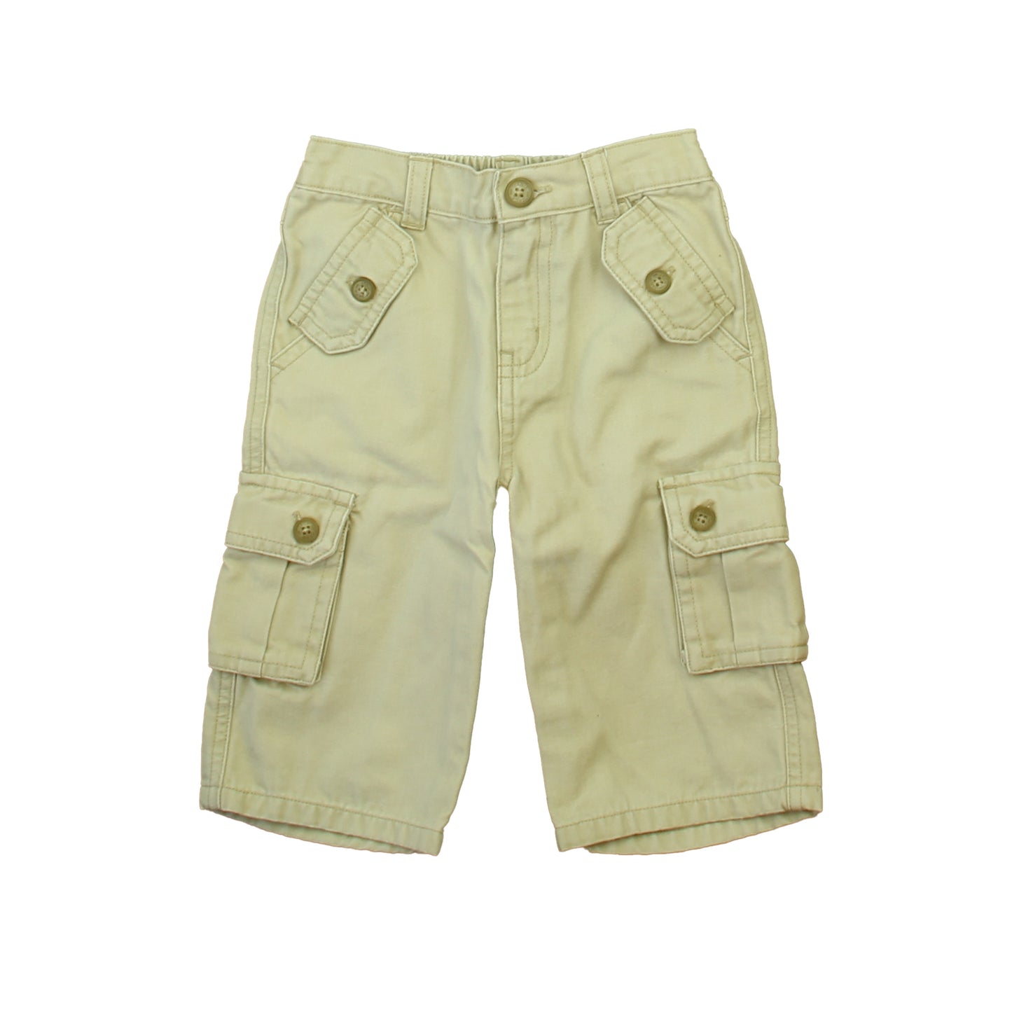 Janie and Jack Boys Khaki Cargo Pants Size: 6-12 Months Khaki