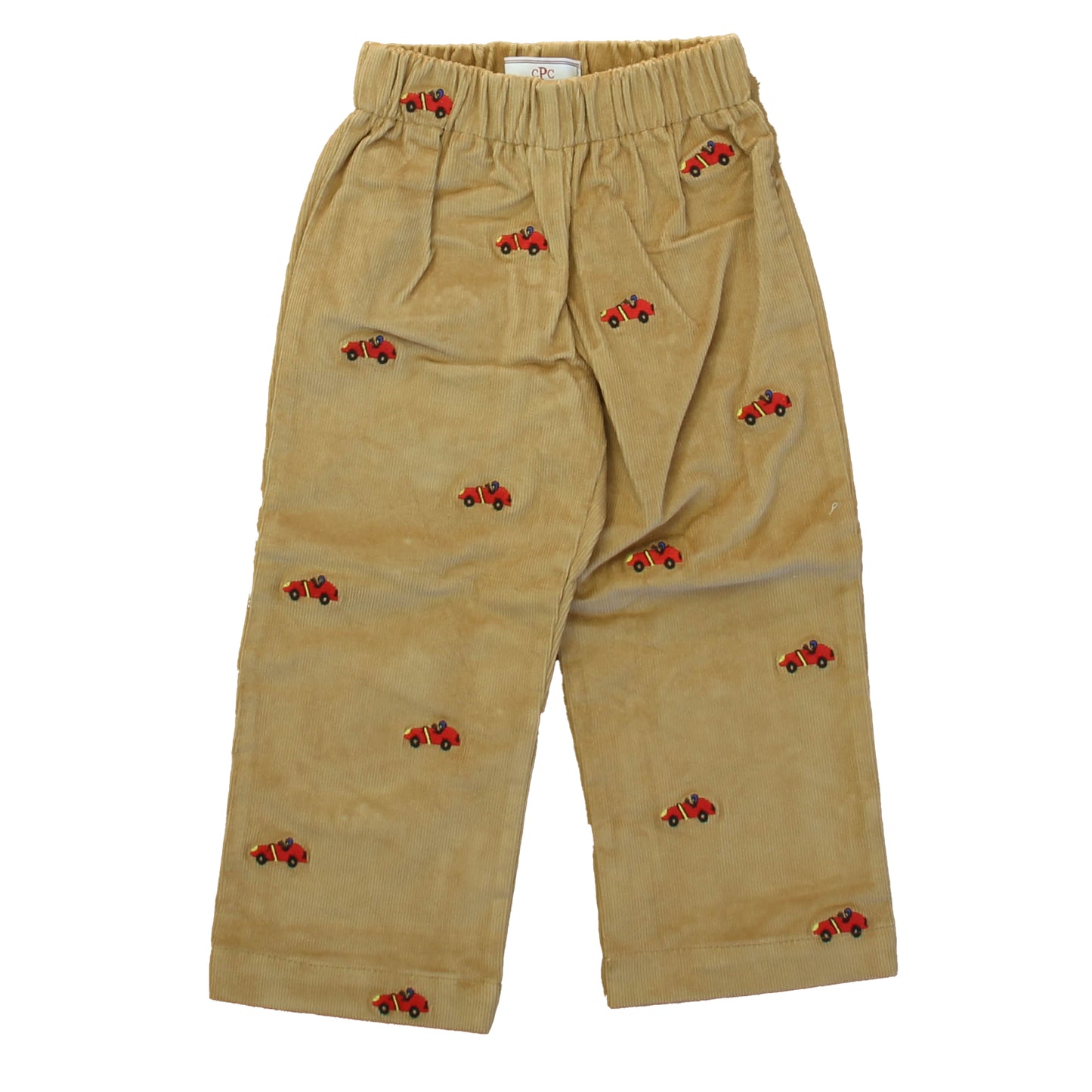 Classic Prep Boys Lark with Red Race Cars Corduroy Pants Size: 12-24 Months Lark with Red Race Cars