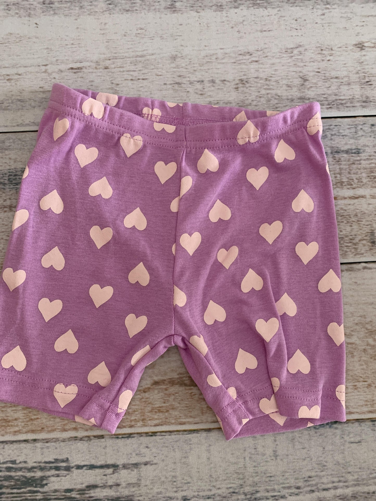 Just Born Girls Lavender | pink | Hearts Pajamas Size: 3T Lavender | pink | Hearts