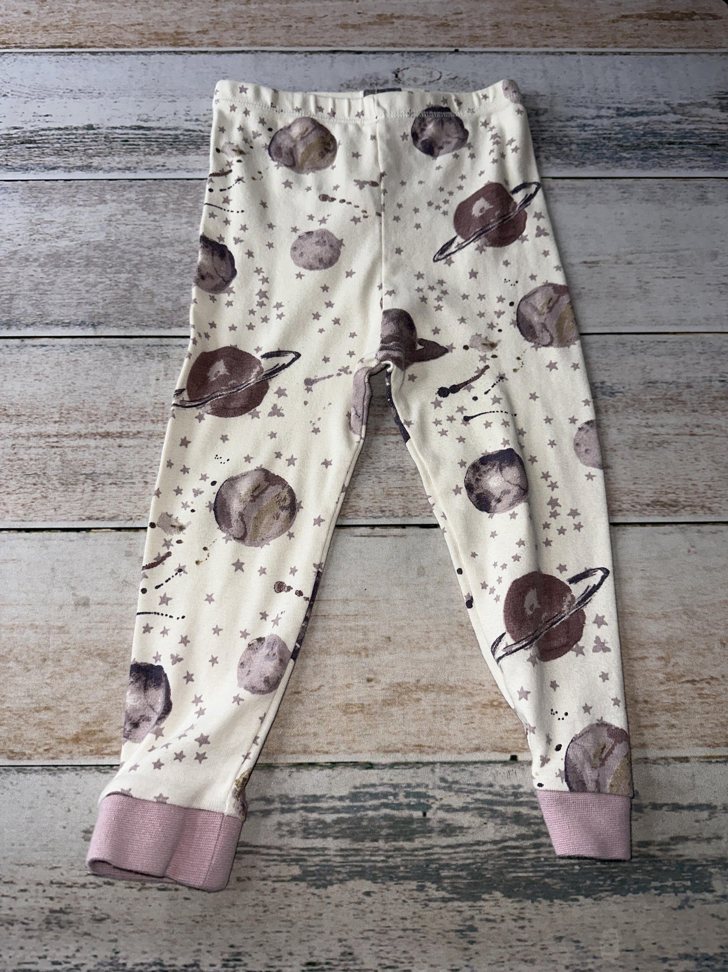 Burt's Bees Girls Lavender | Space Pajamas Size: 24 months Lavender | Space