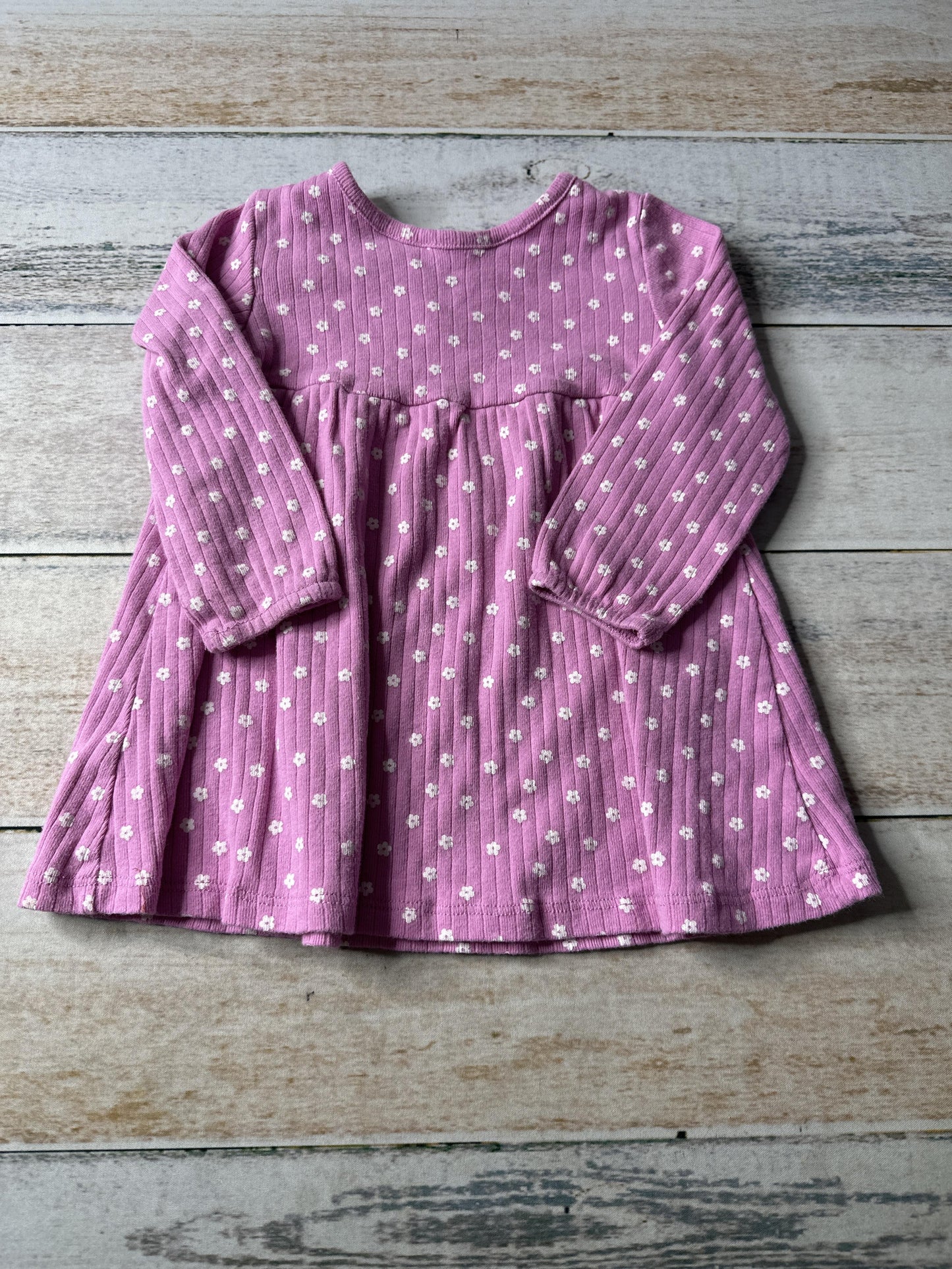 Little Me Girls Lavender Long Sleeve Shirt Size: 18 months Lavender