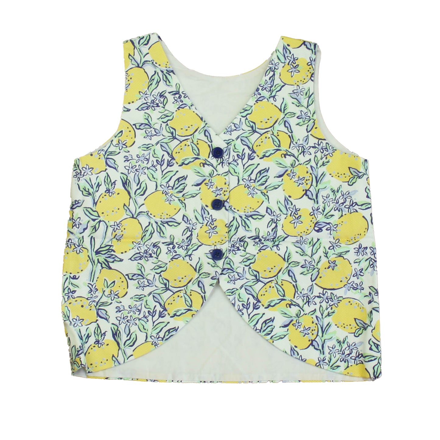 Classic Prep Girls Lemonade Stand Blouse Size: 6-14 Years Lemonade Stand