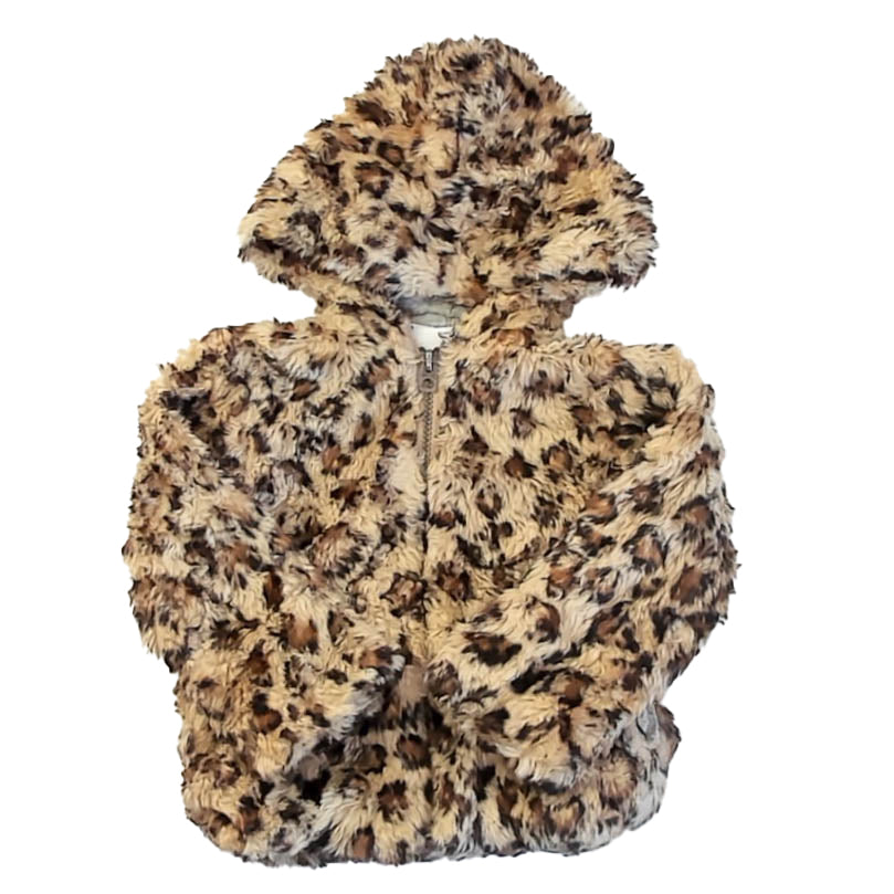Splendid Girls Leopard Jacket Size: 3T Leopard