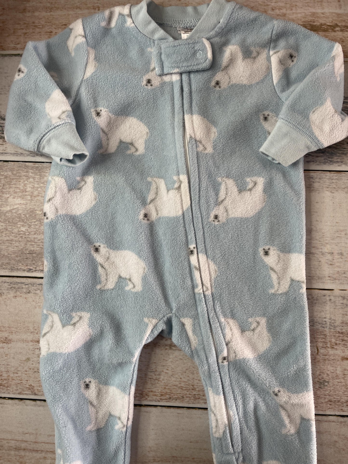 HB Unisex Light Blue | bears Pajamas Size: 3-6 months Light Blue | bears
