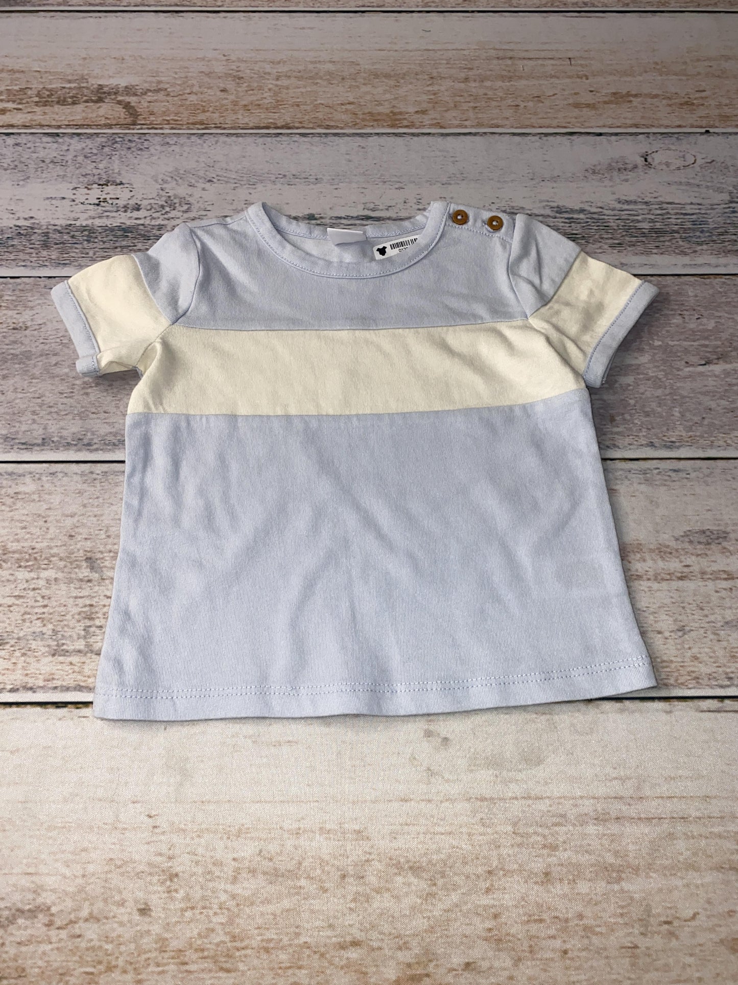 Nordstrom Boys Light Blue | cream T-Shirt Size: 6 months Light Blue | cream