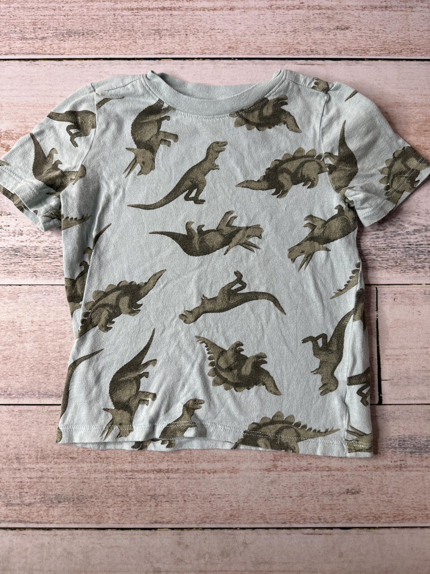 Old Navy Boys Light Blue | Dinosaur T-Shirt Size: 4T Light Blue | Dinosaur