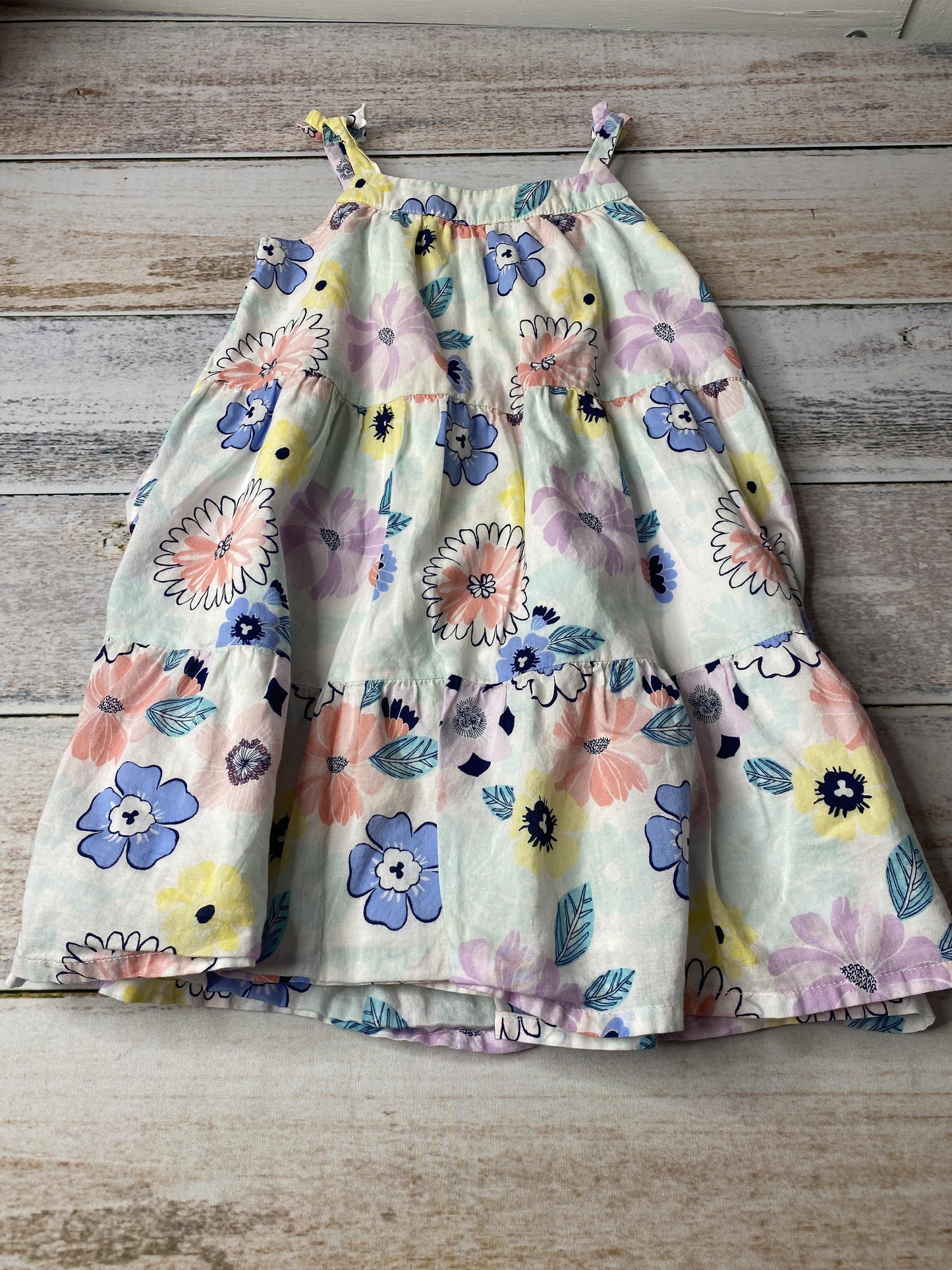 Gymboree Girls Light Blue | Flowers Dress Size: 18-24 months Light Blue | Flowers