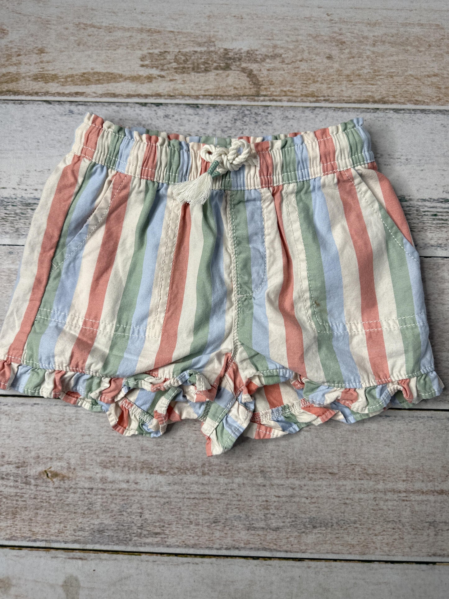 Gap Girls Light Blue | light green | pink | cream Shorts Size: 3T Light Blue | light green | pink | cream