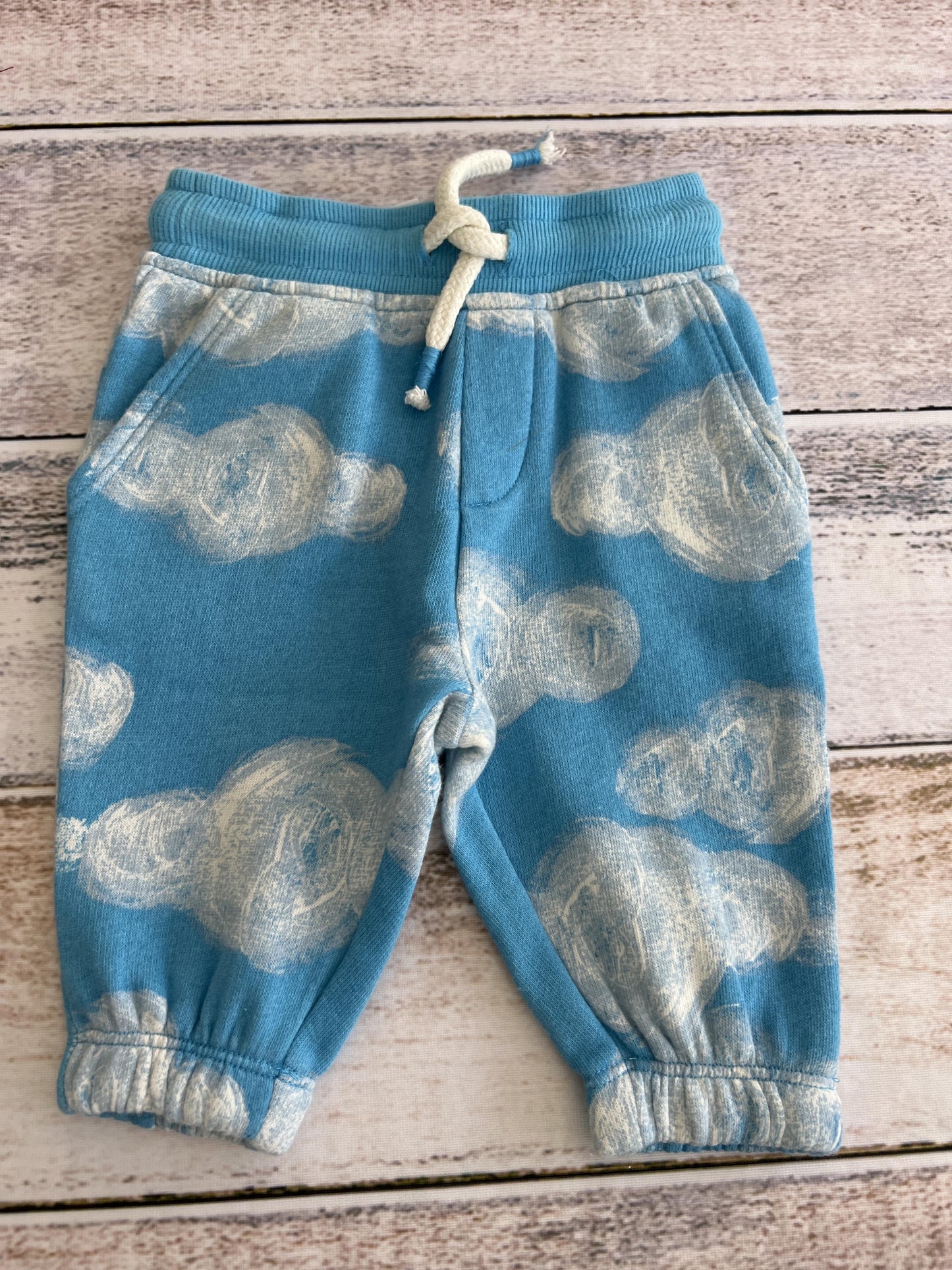 Nordstrom Unisex Light Blue | Pattern Pants Size: 3 months Light Blue | Pattern