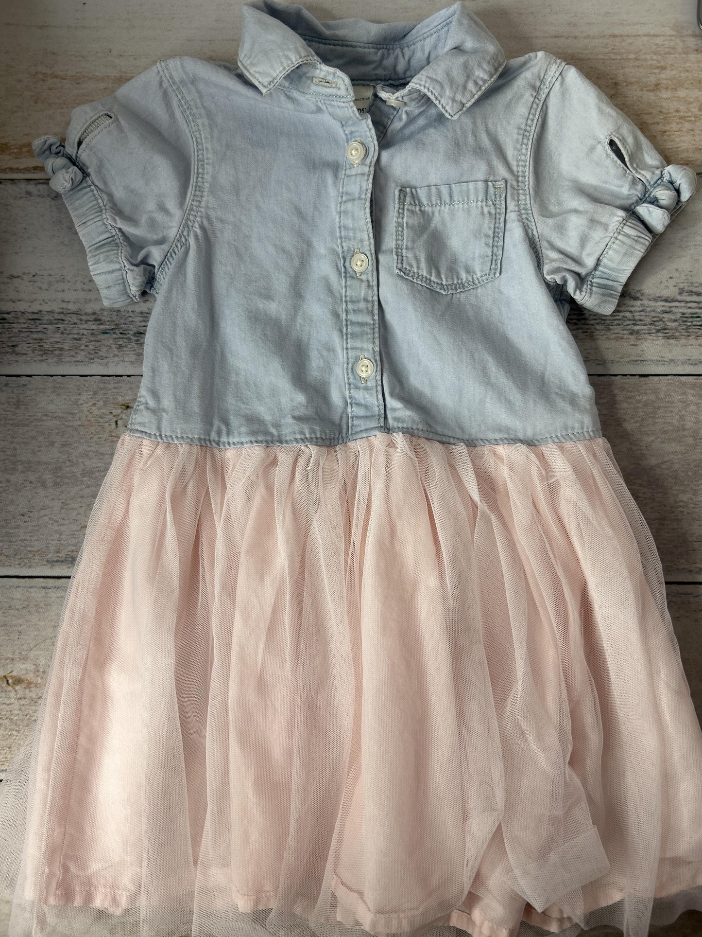 Girls Light Blue | pink Dress Size: 3T Light Blue | pink