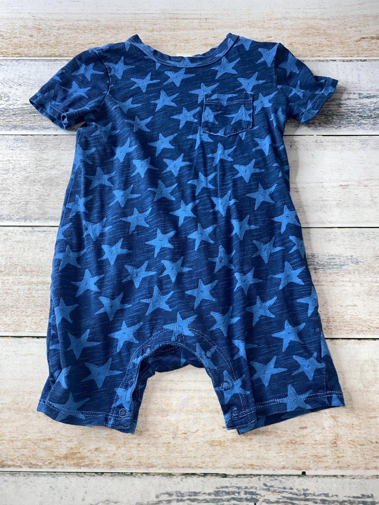 Tucker + Tate Boys Light Blue | Royal Blue Romper Size: 18 months Light Blue | Royal Blue
