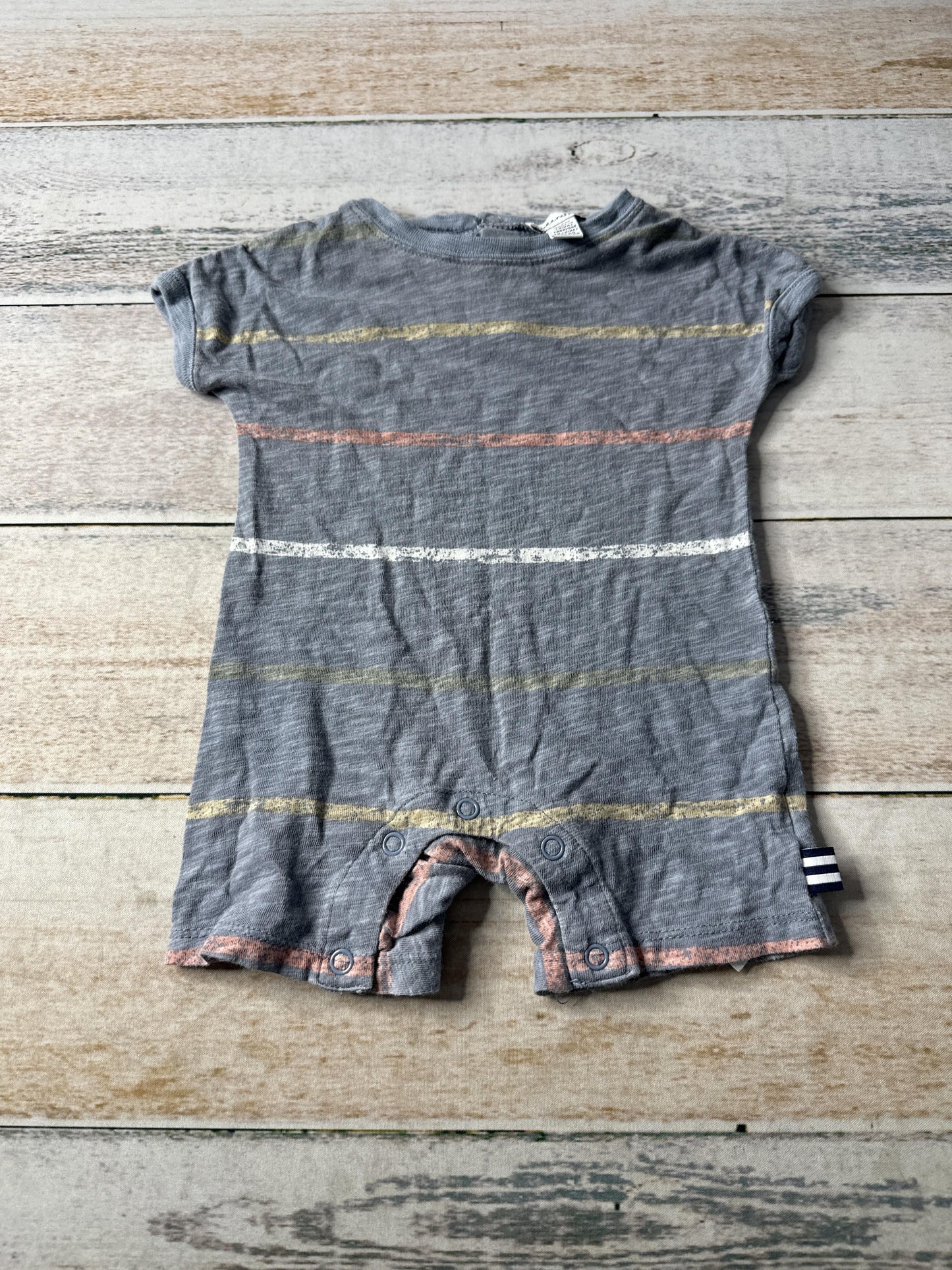 Splendid Boys Light Blue | Stripe Romper Size: 3-6 months Light Blue | Stripe