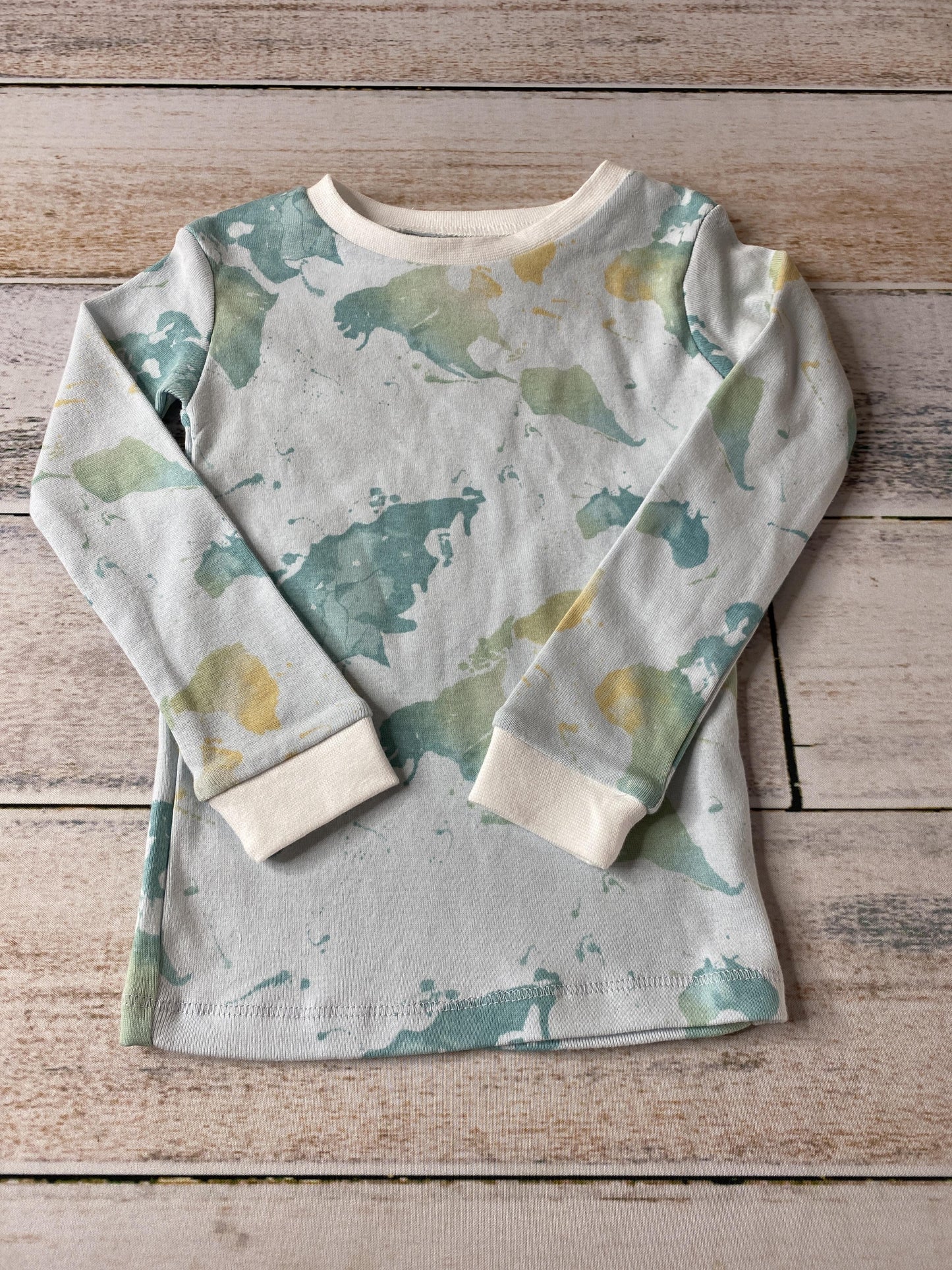 Burt's Bees Unisex Light Blue | Turquoise Pajamas Size: 2T Light Blue | Turquoise