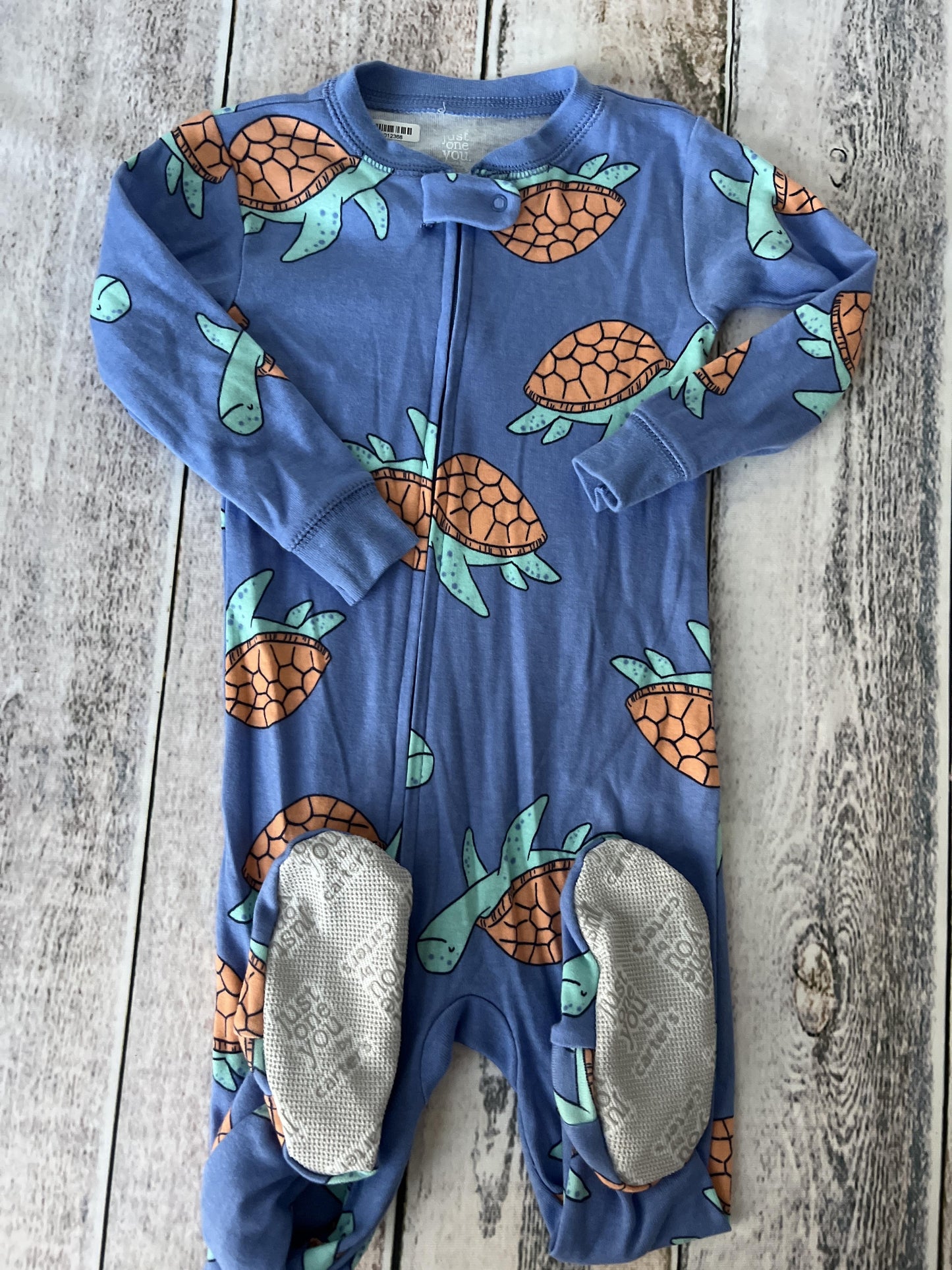 Just Born Girls Light Blue | Turtles Pajamas Size: 18 months Light Blue | Turtles
