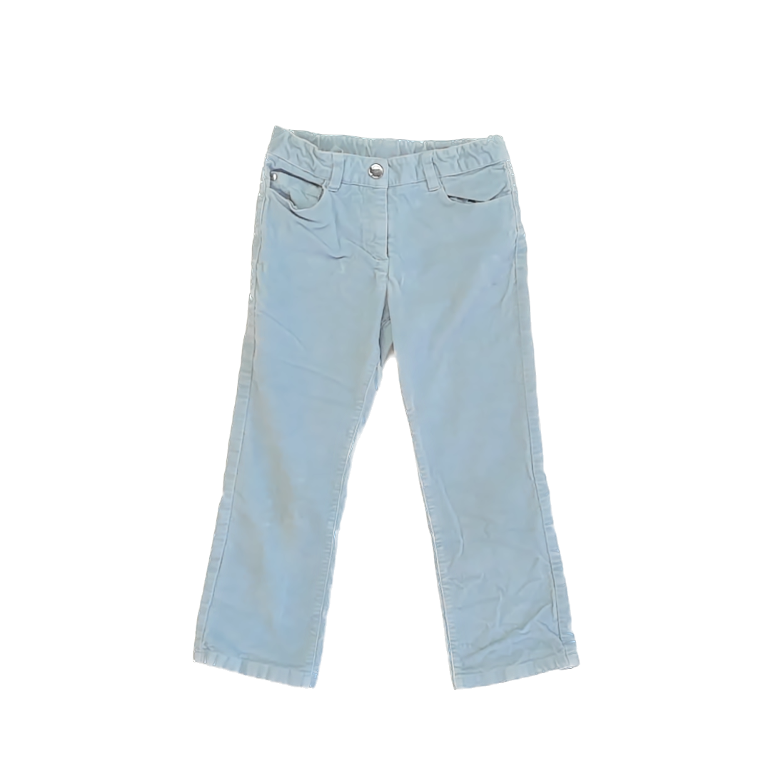 Jacadi Girls Light Blue velour Pants Size: 6 Years Light Blue velour