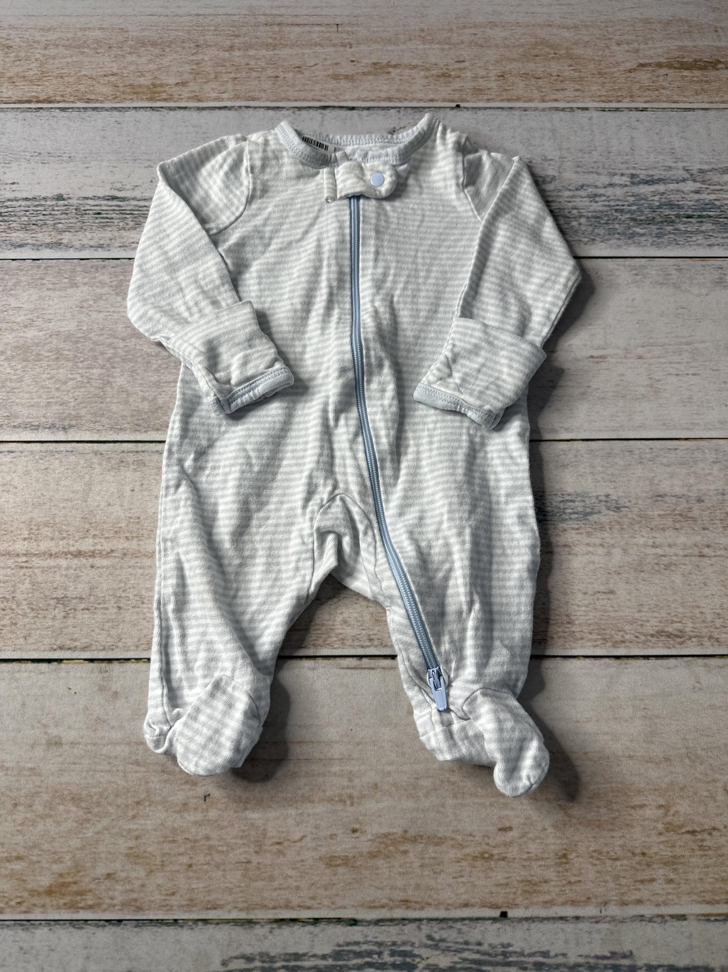 Carters Unisex Light Blue | White | Striped Pajamas Size: Newborn Light Blue | White | Striped
