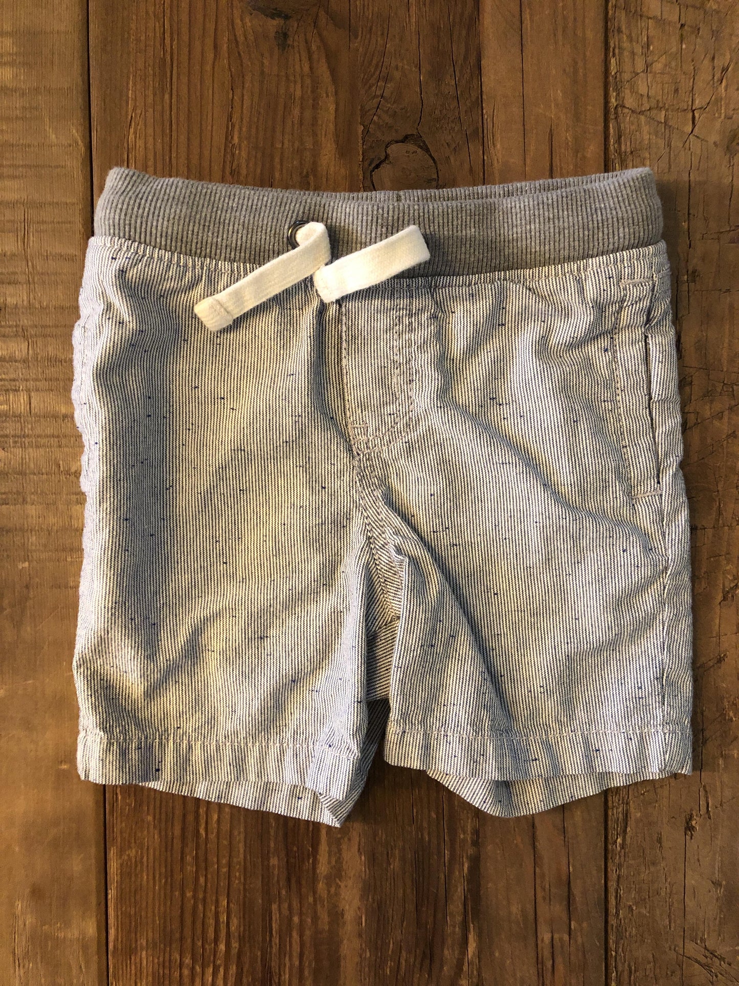 Cat & Jack Boys Light Blue | White | Striped Shorts Size: 2T Light Blue | White | Striped