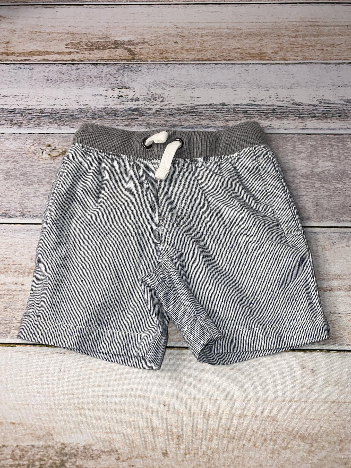 Cat & Jack Boys Light Blue | White Shorts Size: 12 months Light Blue | White