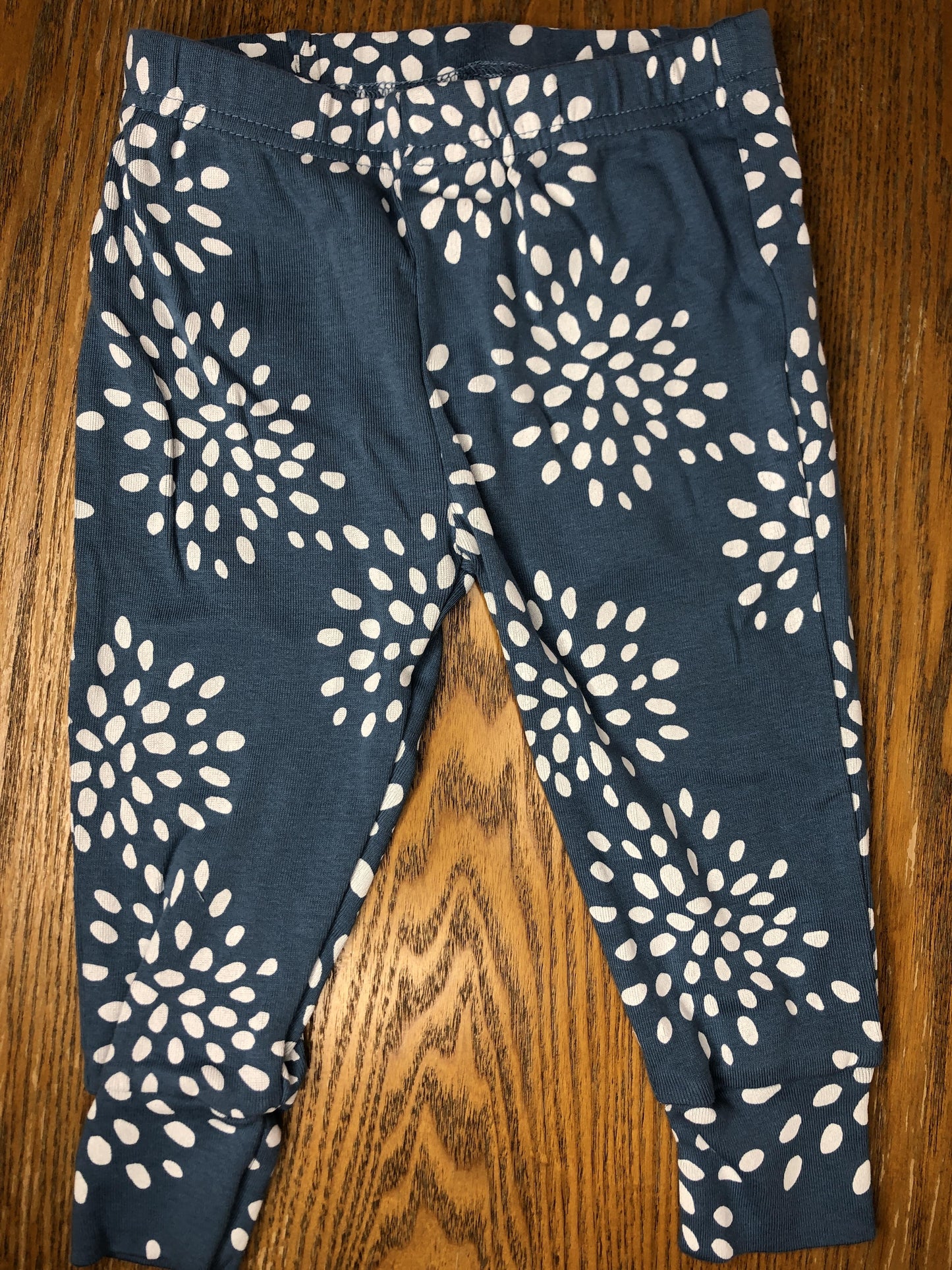 Oliver & Rain Unisex Light Blue | White Pajamas Size: 18 months Light Blue | White