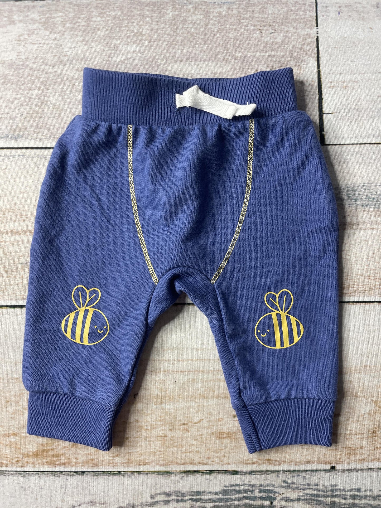 Cat & Jack Unisex Light Blue | Yellow Pants Size: Newborn Light Blue | Yellow