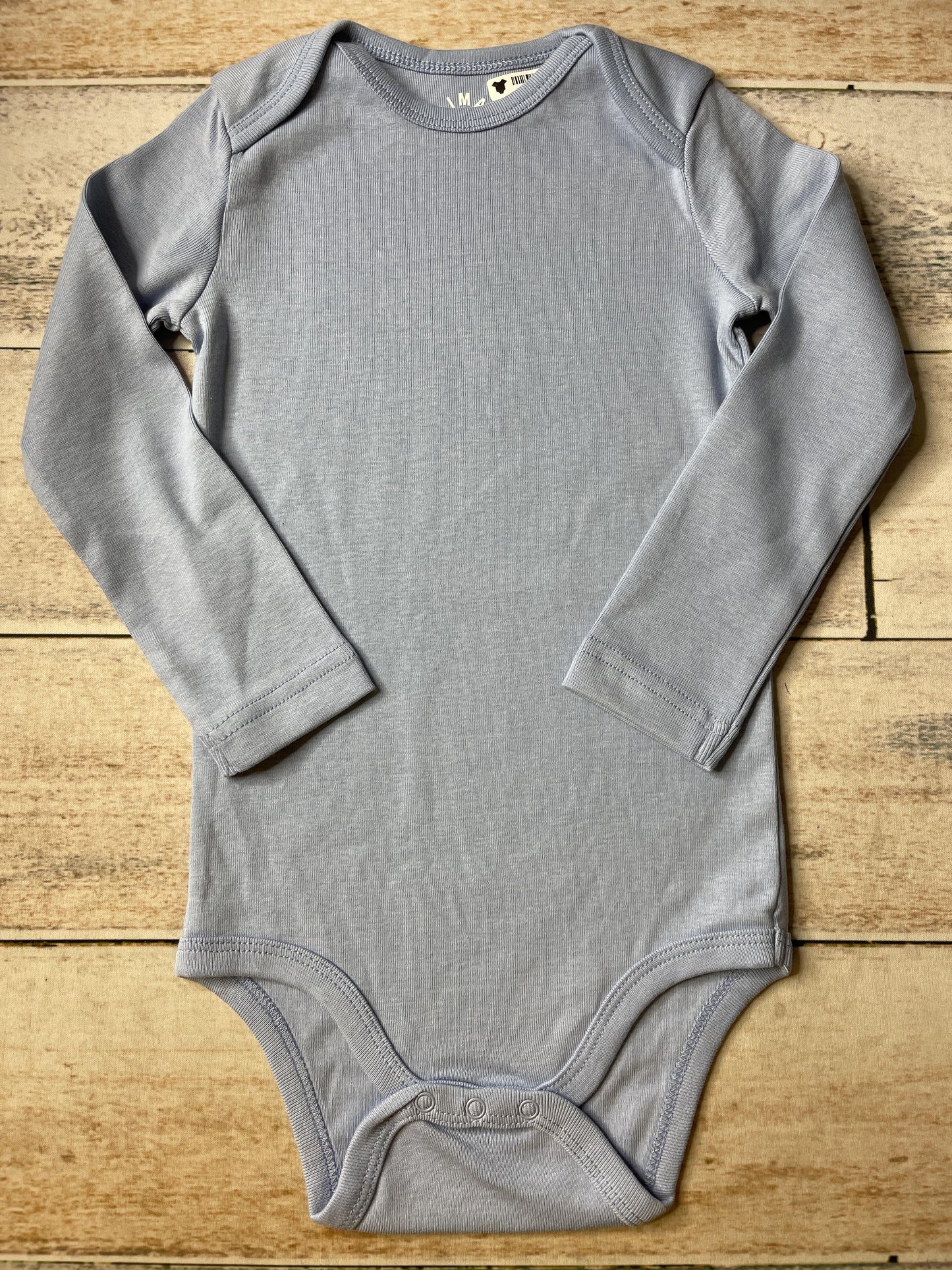 Primary Unisex Light Blue Onesie Size: 18-24 months Light Blue