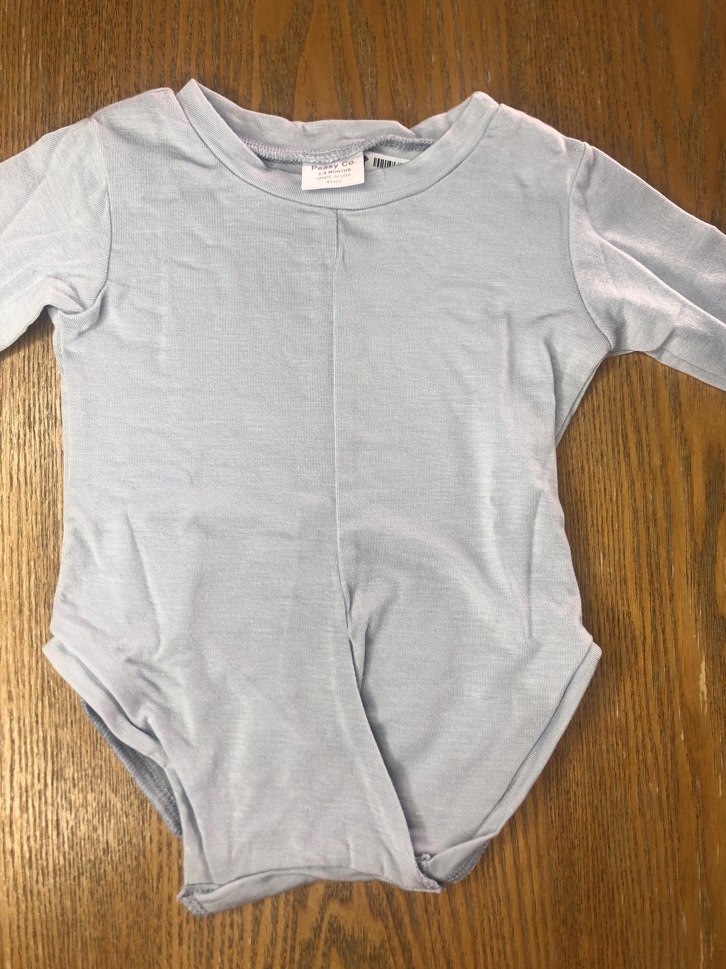 Peasy Boys Light Blue Onesie Size: 3-6 months Light Blue