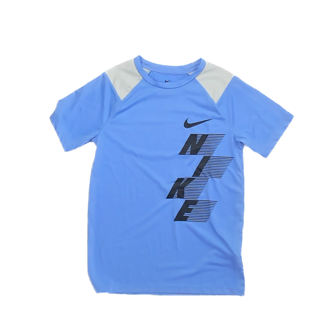 Nike Boys Light Blue Athletic Top Size: YM 10-12 Years Light Blue
